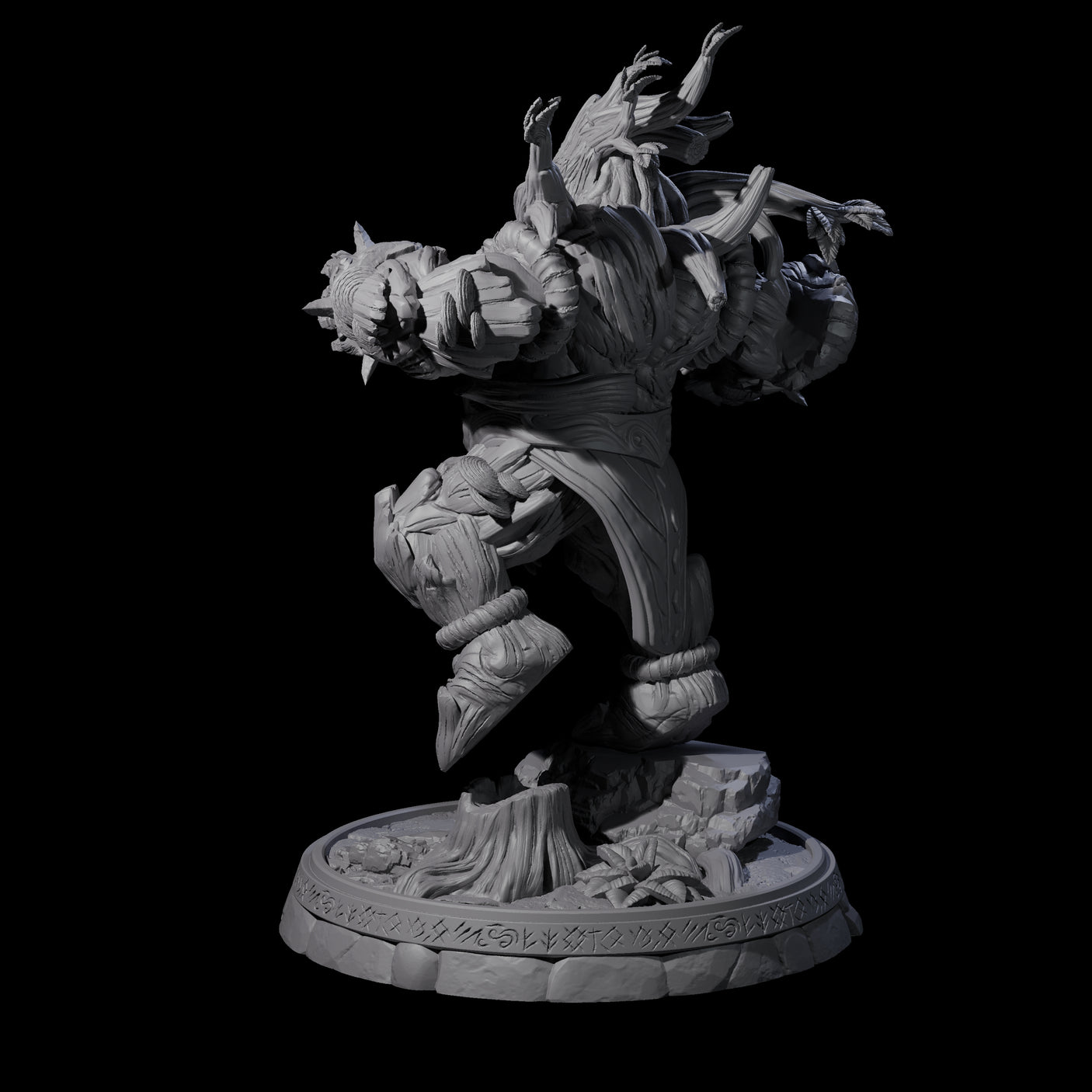 Hulking Treant Protector L Miniature for Dungeons and Dragons, Pathfinder or other TTRPGs
