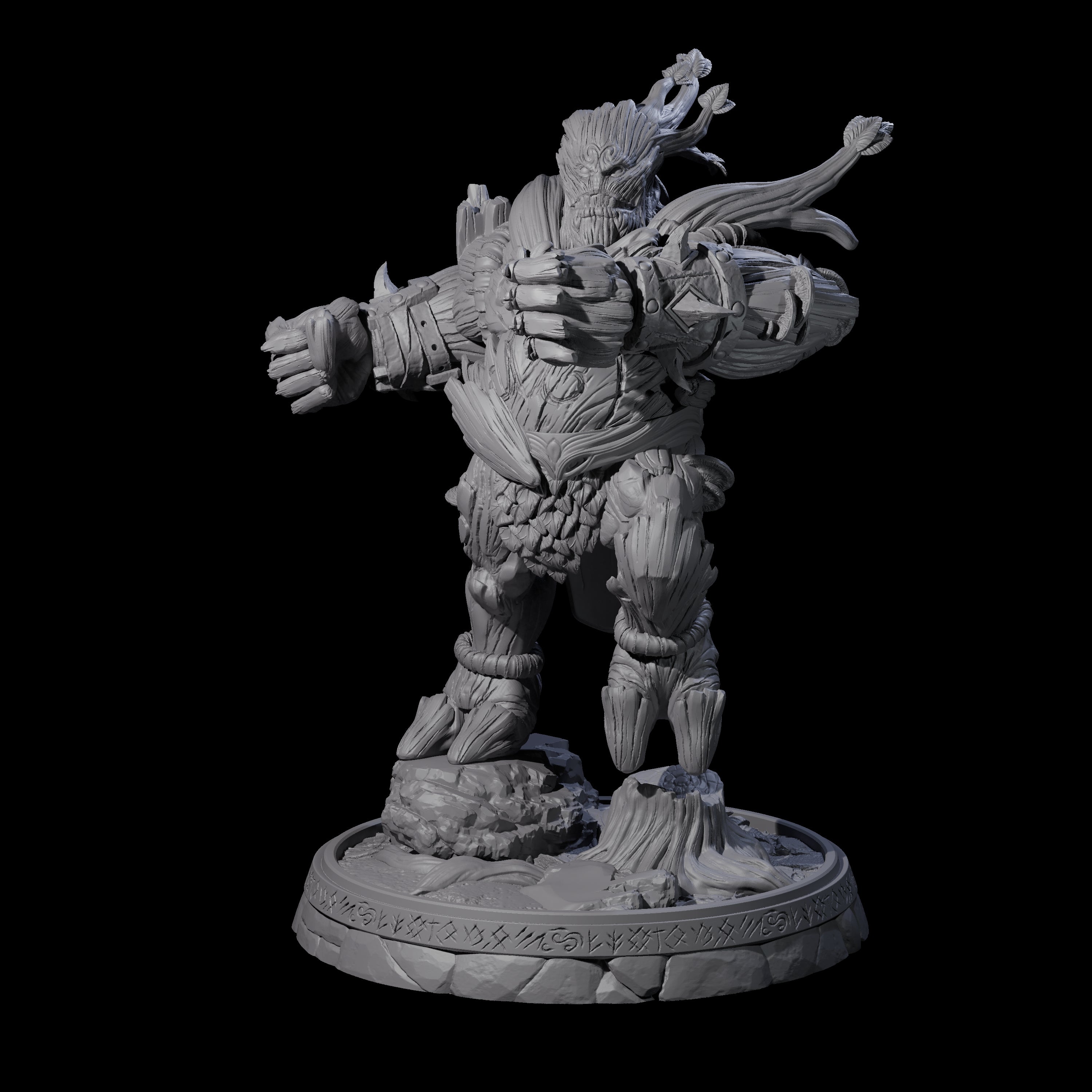 Hulking Treant Protector L Miniature for Dungeons and Dragons, Pathfinder or other TTRPGs