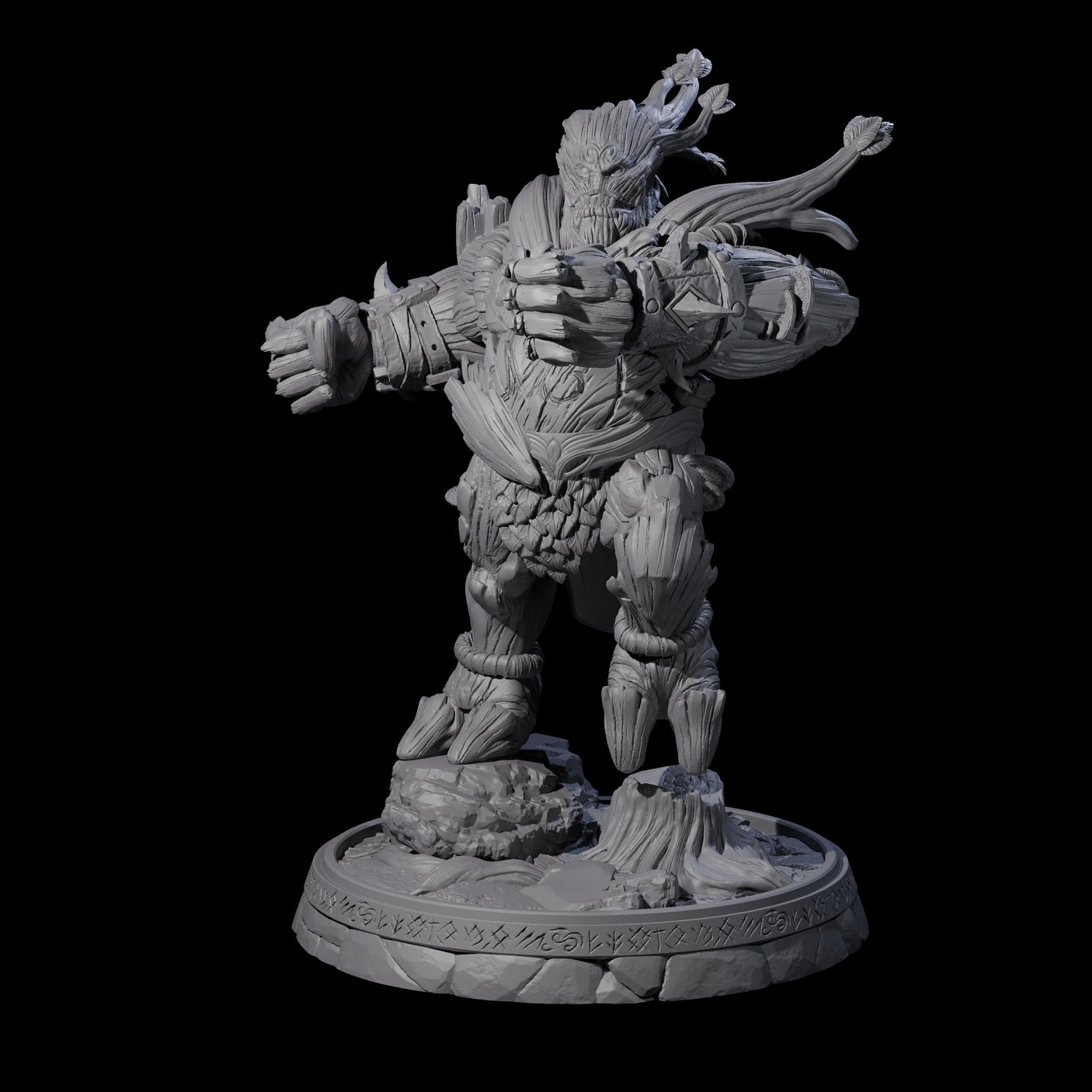 Hulking Treant Protector L Miniature for Dungeons and Dragons, Pathfinder or other TTRPGs
