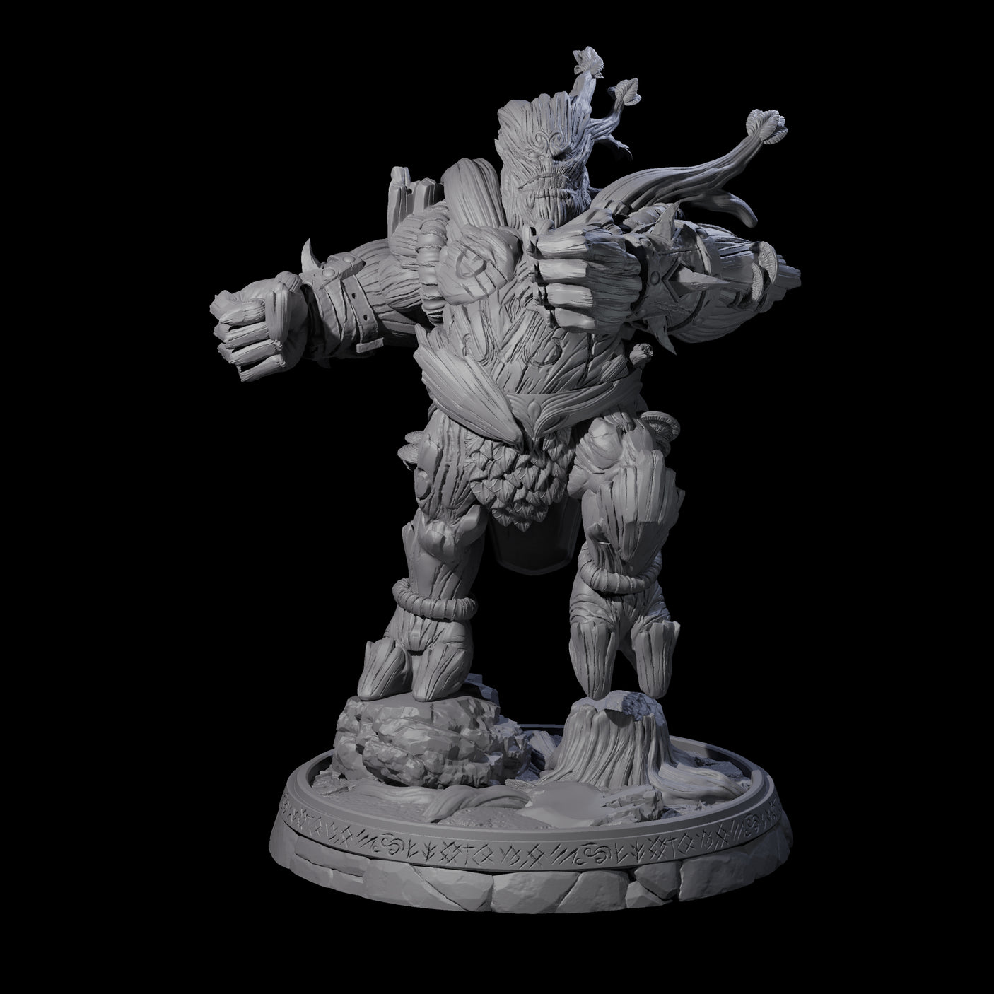 Hulking Treant Protector L Miniature for Dungeons and Dragons, Pathfinder or other TTRPGs