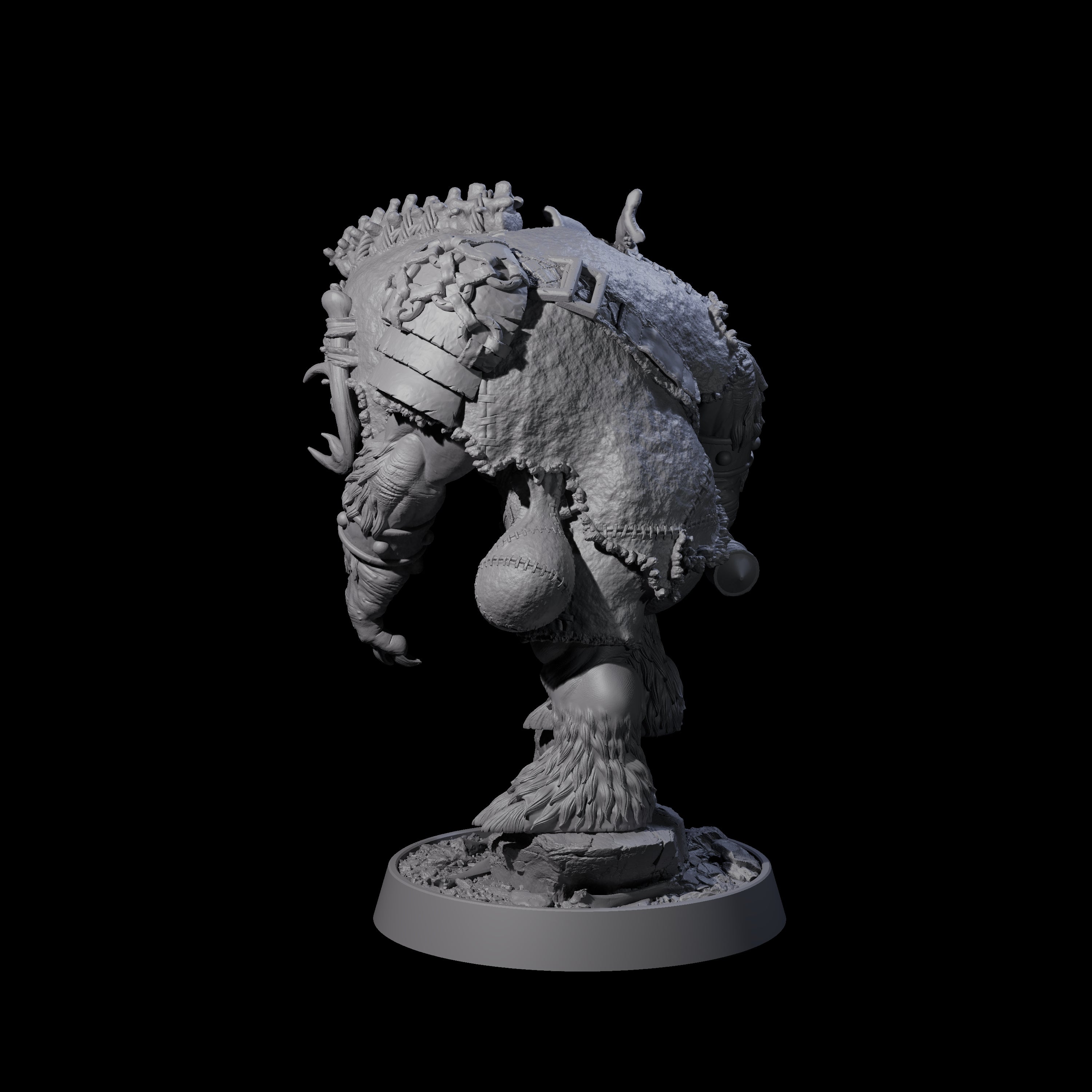 Hulking Ursine Barbarian G Miniature for Dungeons and Dragons, Pathfinder or other TTRPGs