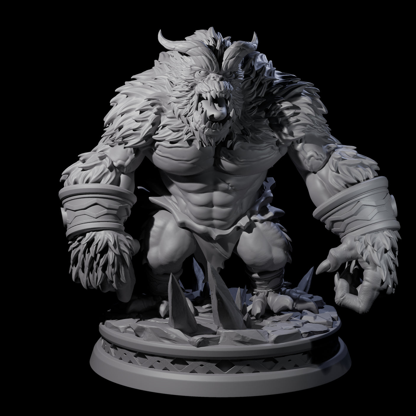 Hungry Balor-Kin Miniature for Dungeons and Dragons, Pathfinder or other TTRPGs