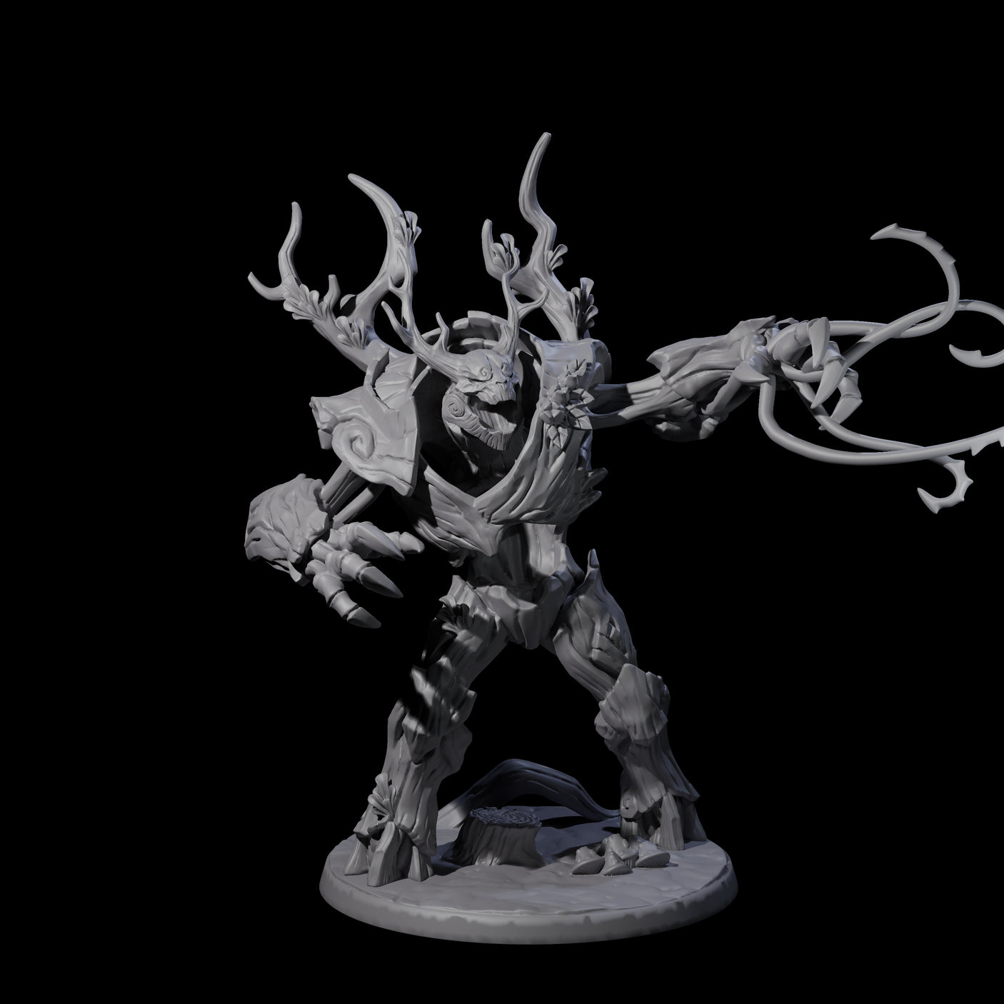 Hungry Gulthias Blight C Miniature for Dungeons and Dragons, Pathfinder or other TTRPGs