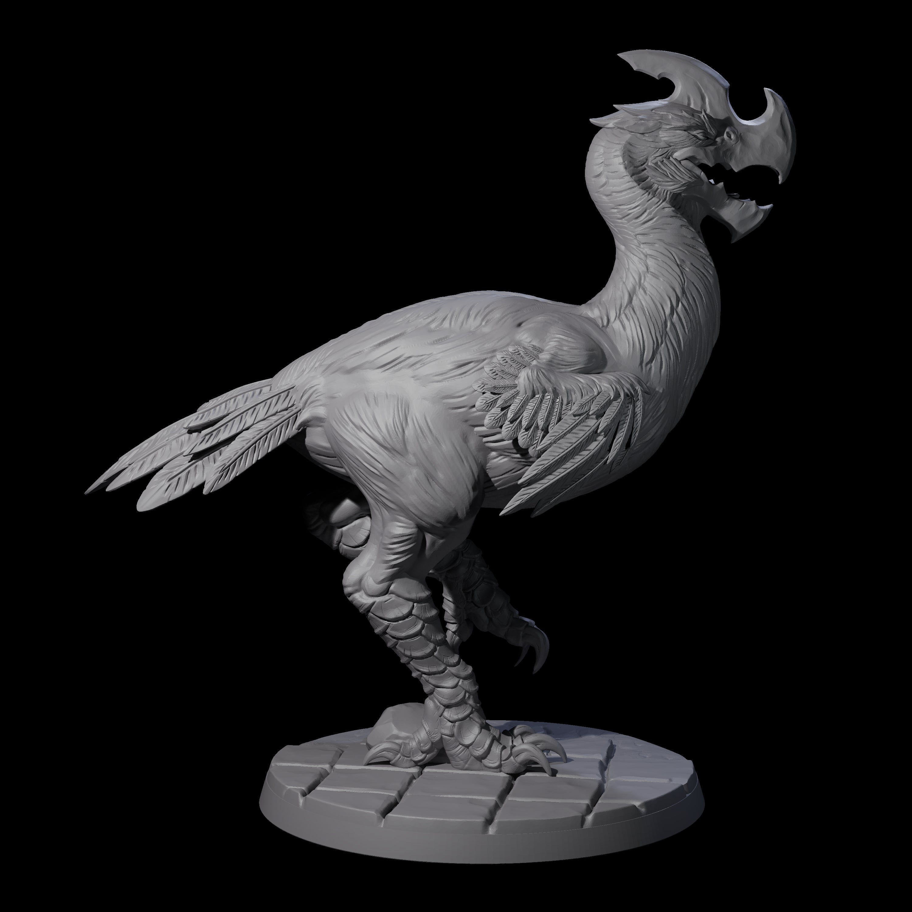Hunting Axe Beak A Miniature for Dungeons and Dragons, Pathfinder or other TTRPGs