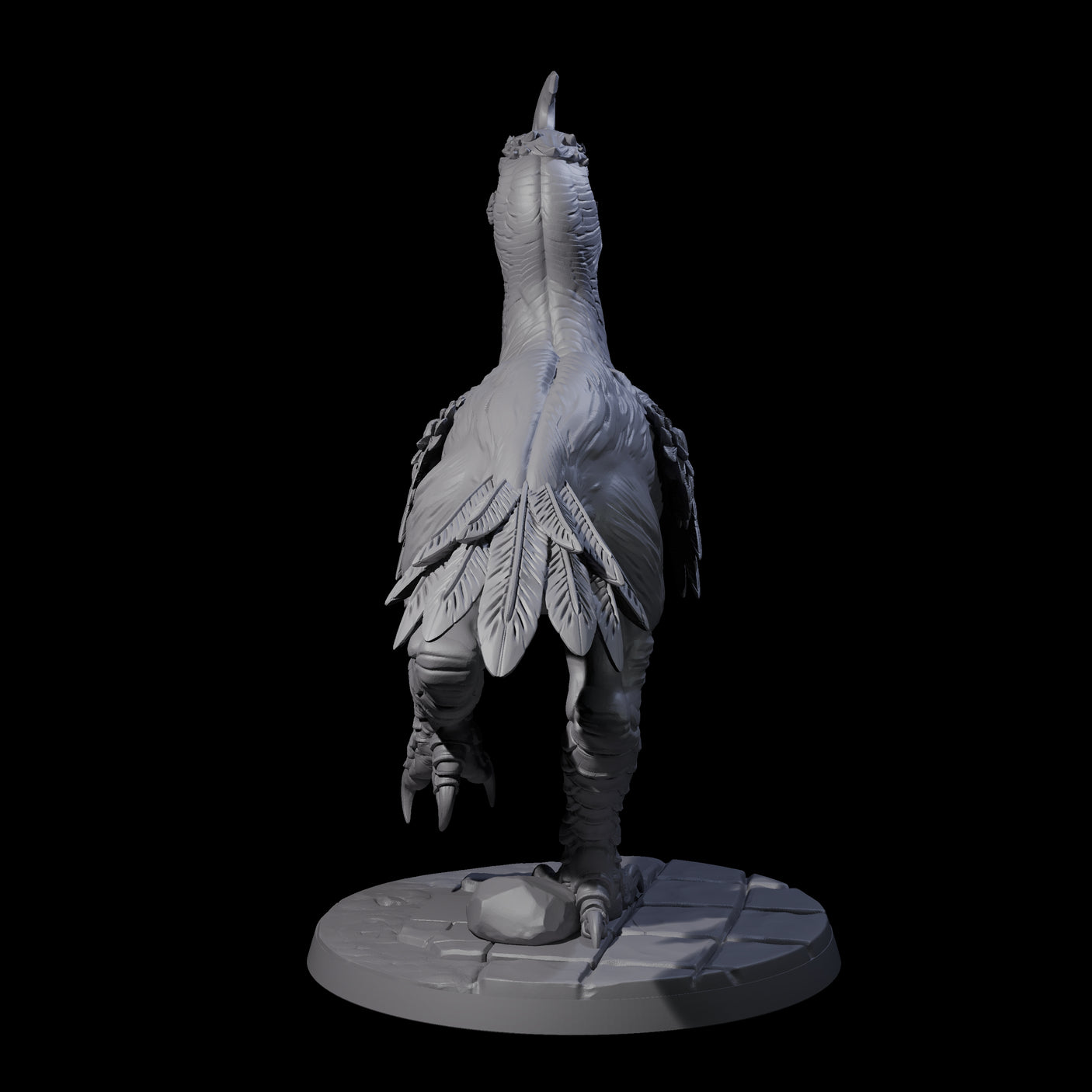Hunting Axe Beak A Miniature for Dungeons and Dragons, Pathfinder or other TTRPGs