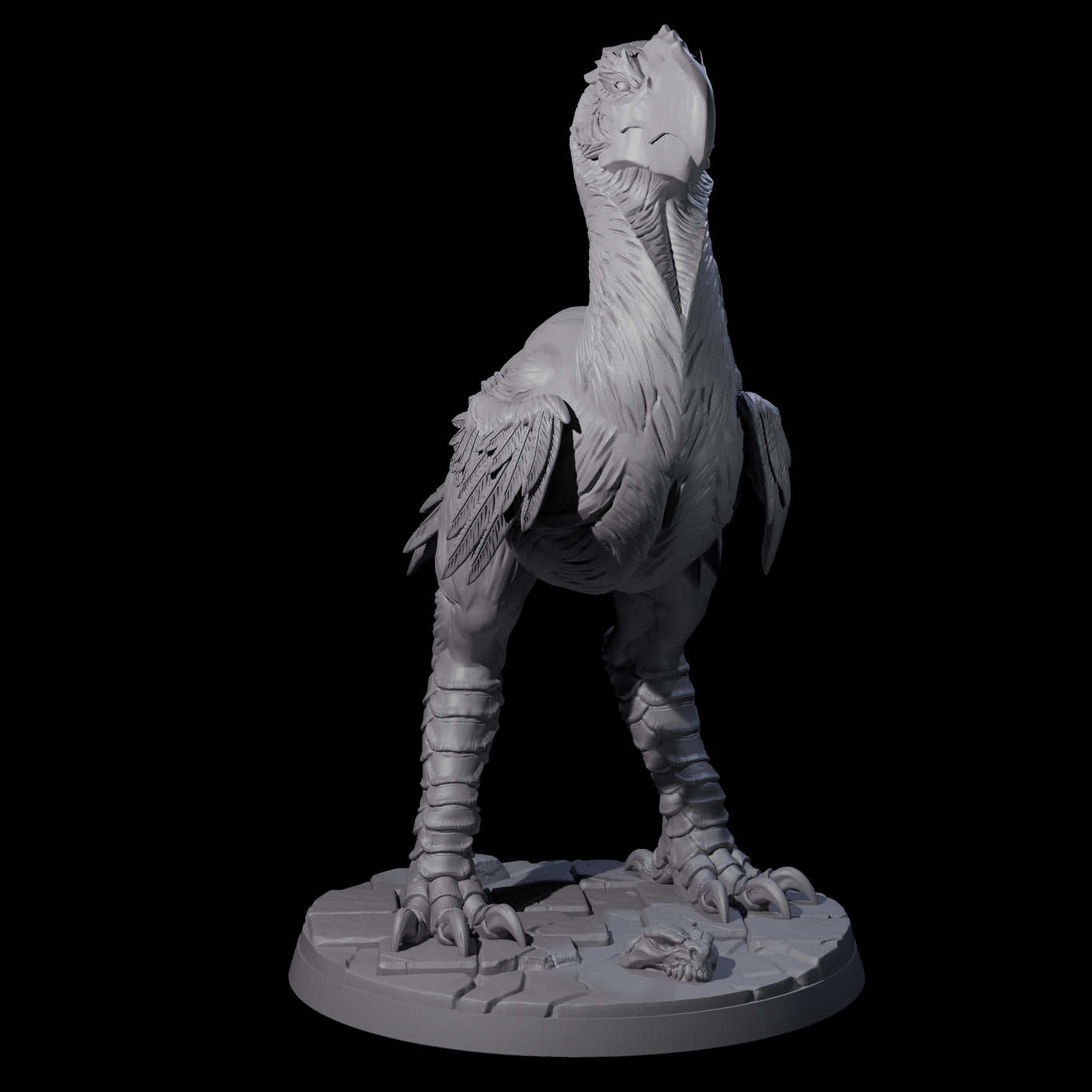 Hunting Axe Beak C Miniature for Dungeons and Dragons, Pathfinder or other TTRPGs