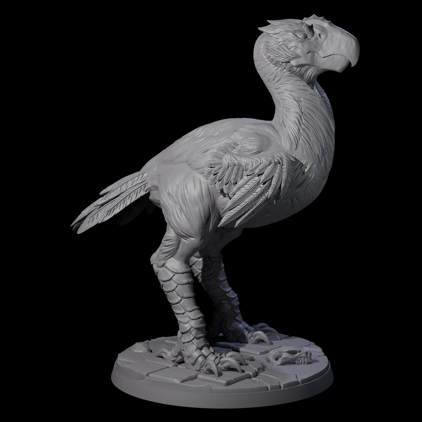 Hunting Axe Beak C Miniature for Dungeons and Dragons, Pathfinder or other TTRPGs