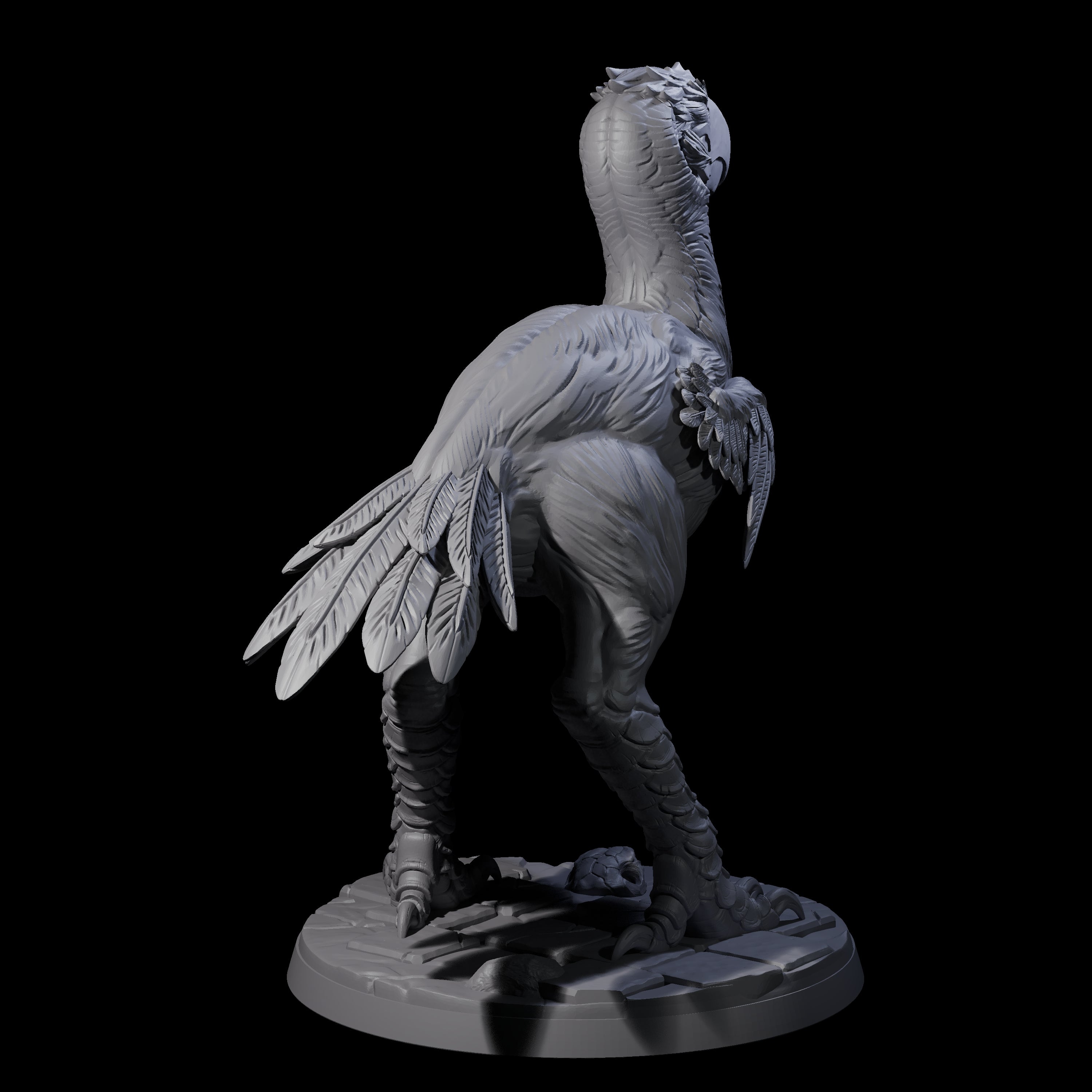 Hunting Axe Beak C Miniature for Dungeons and Dragons, Pathfinder or other TTRPGs