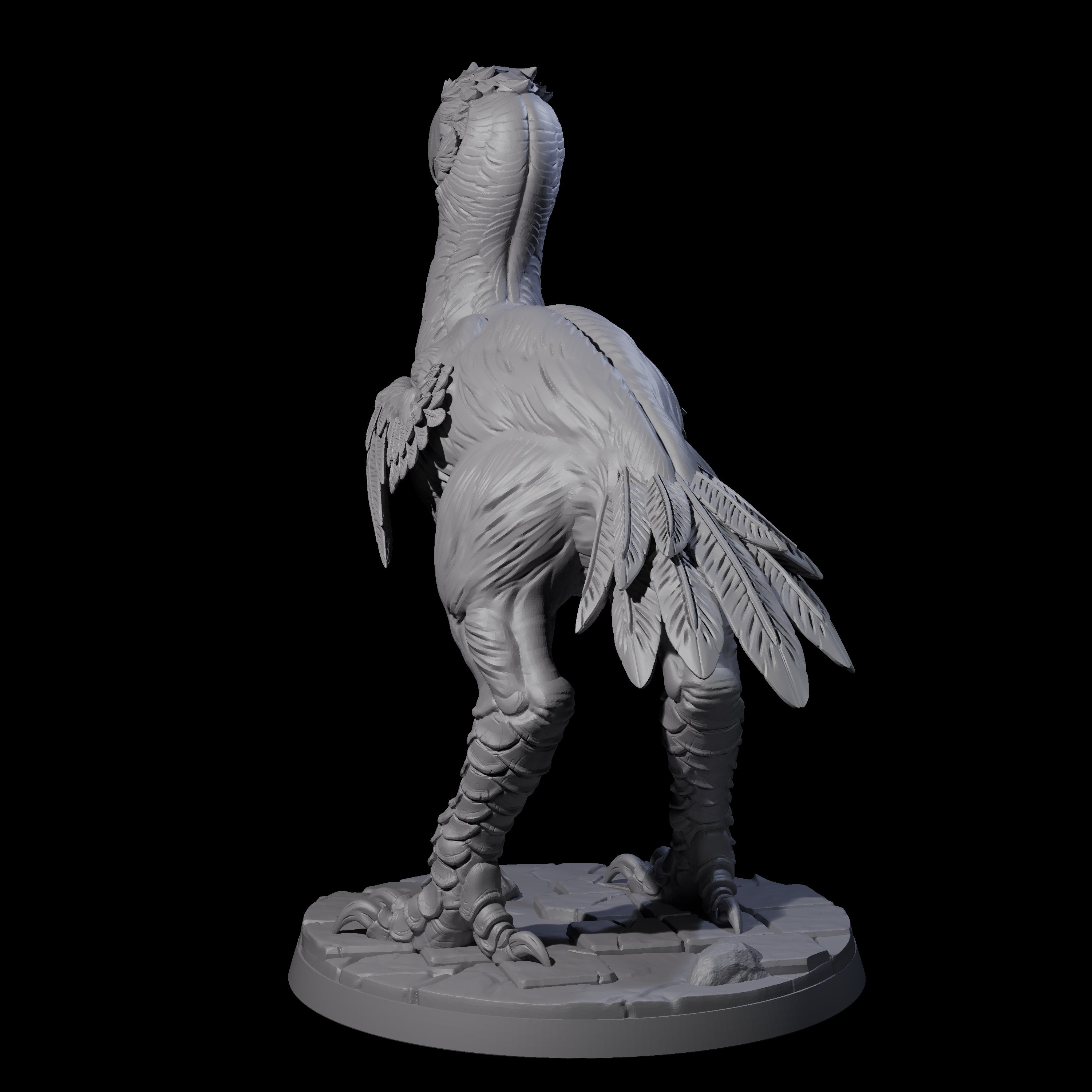 Hunting Axe Beak C Miniature for Dungeons and Dragons, Pathfinder or other TTRPGs