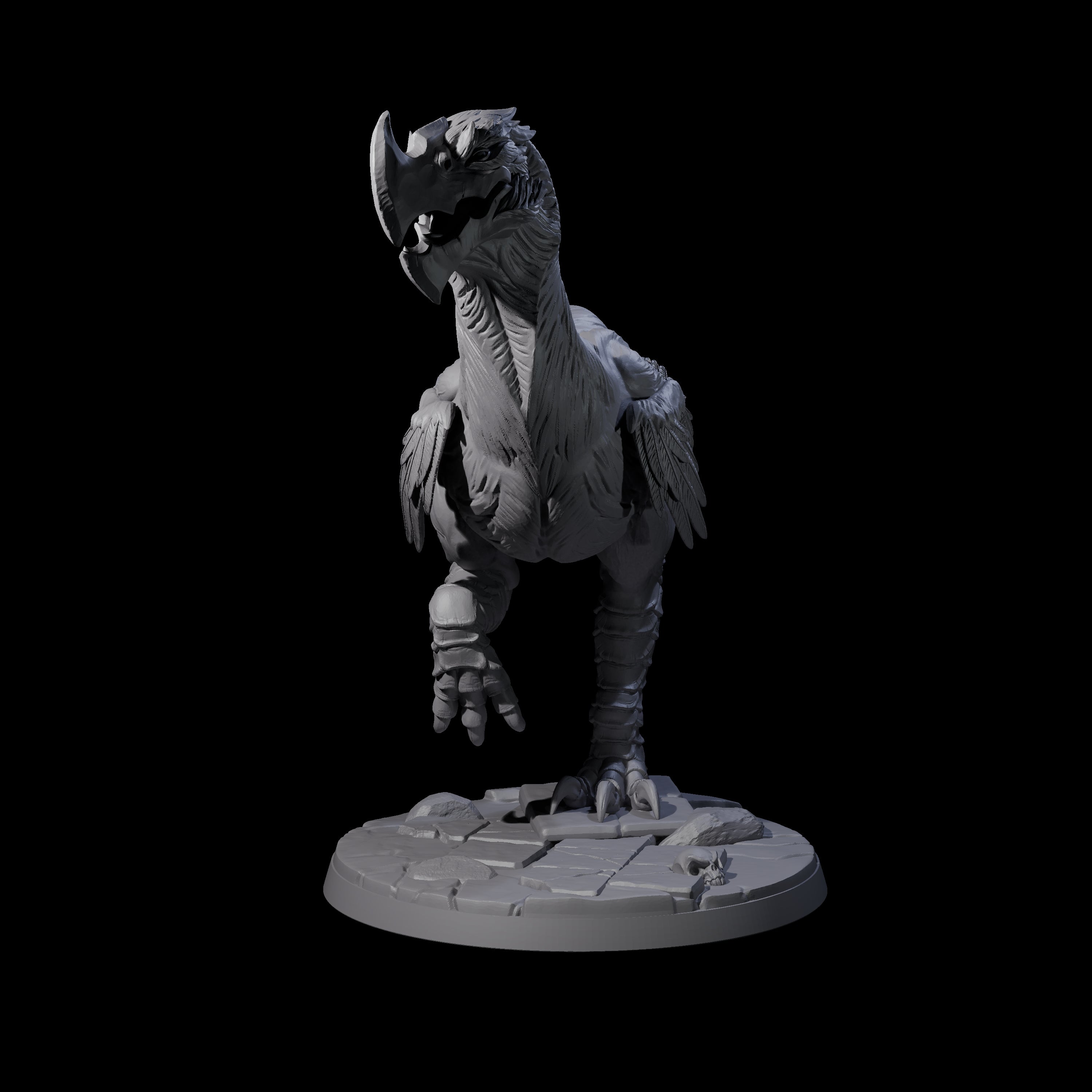 Hunting Axe Beak D Miniature for Dungeons and Dragons, Pathfinder or other TTRPGs