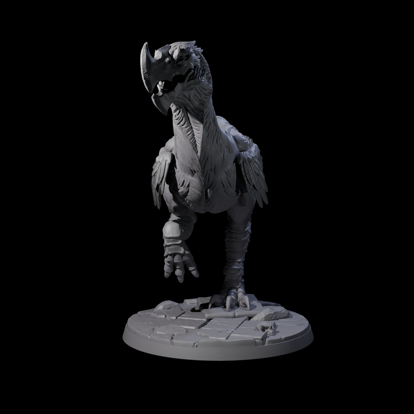 Hunting Axe Beak D Miniature for Dungeons and Dragons, Pathfinder or other TTRPGs