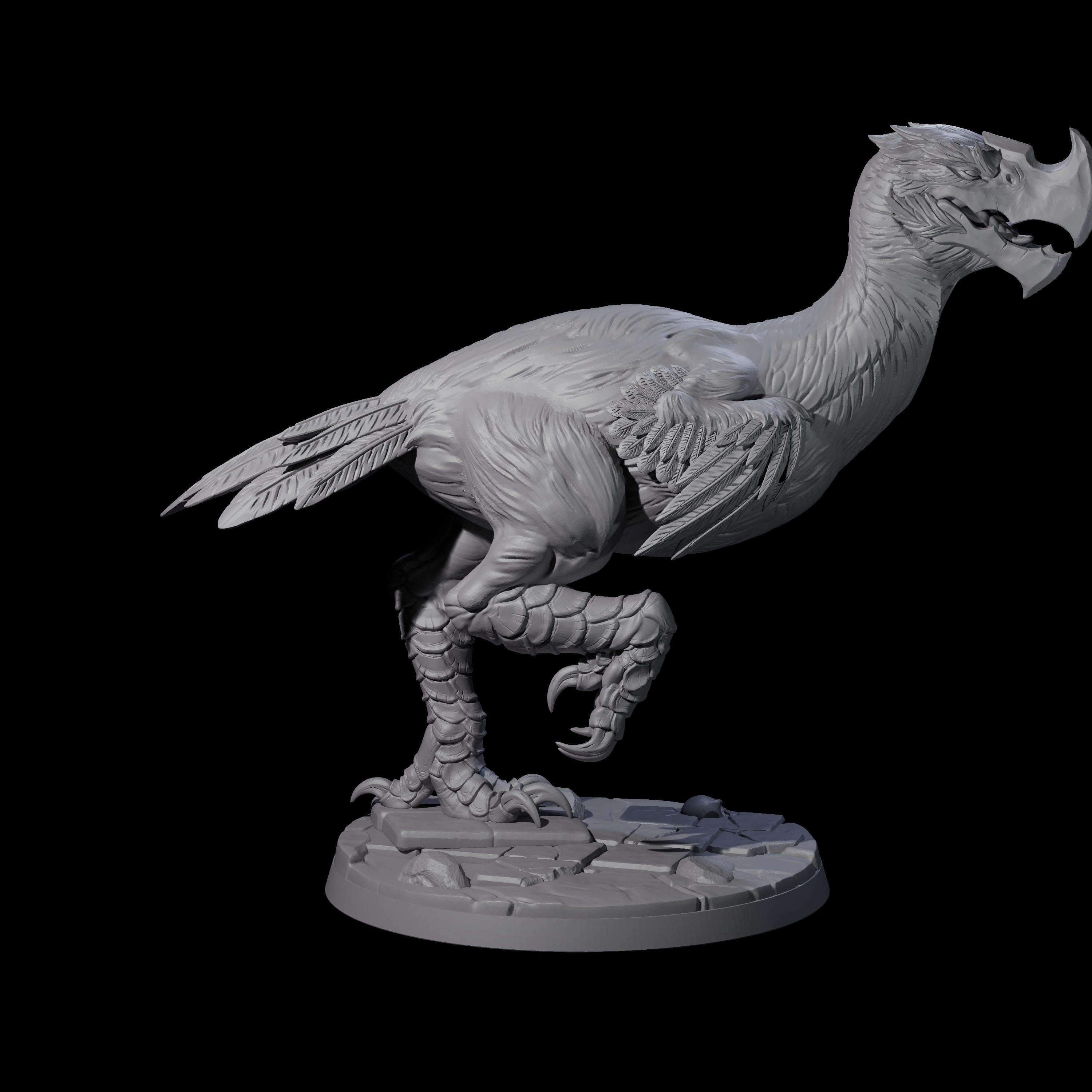 Hunting Axe Beak D Miniature for Dungeons and Dragons, Pathfinder or other TTRPGs