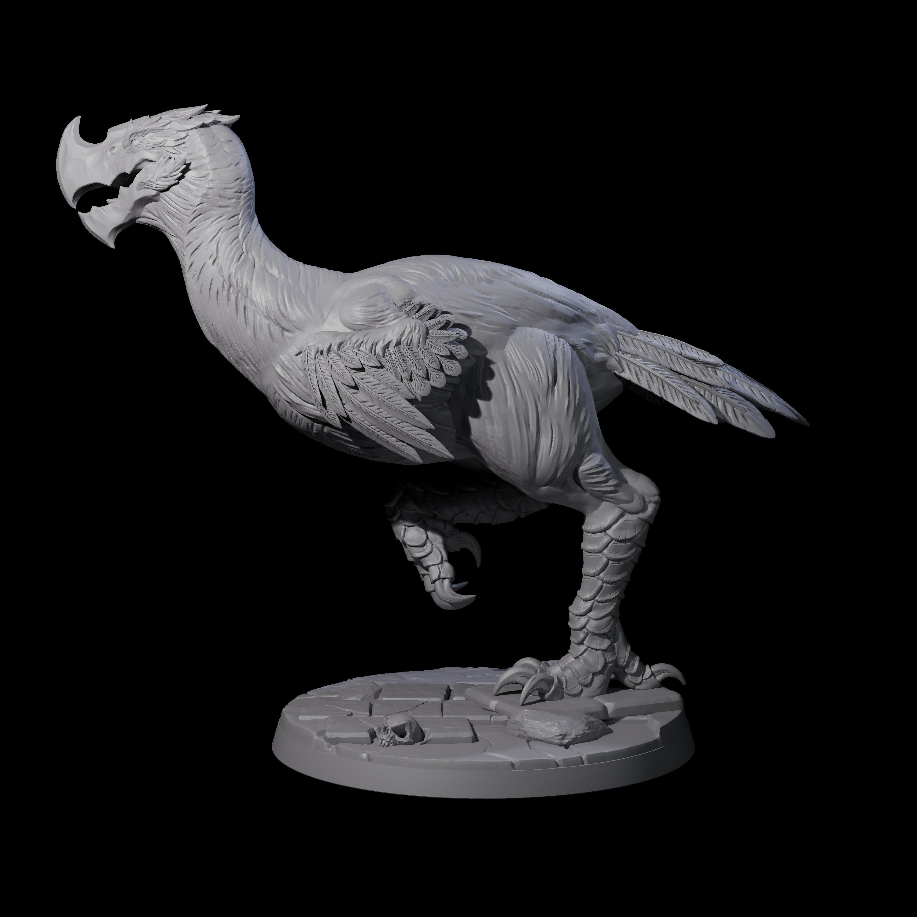 Hunting Axe Beak D Miniature for Dungeons and Dragons, Pathfinder or other TTRPGs