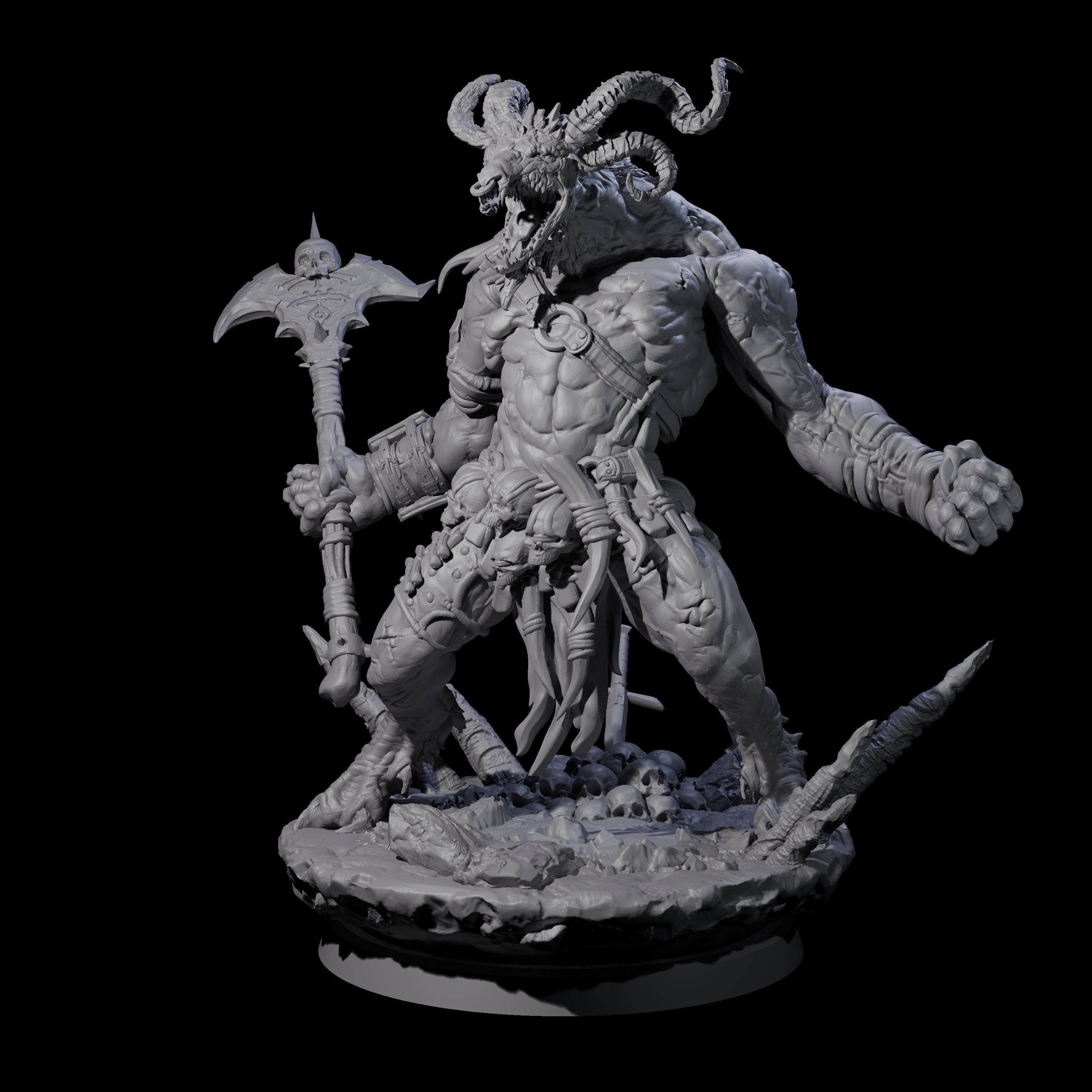 Hunting Balor A Miniature for Dungeons and Dragons, Pathfinder or other TTRPGs