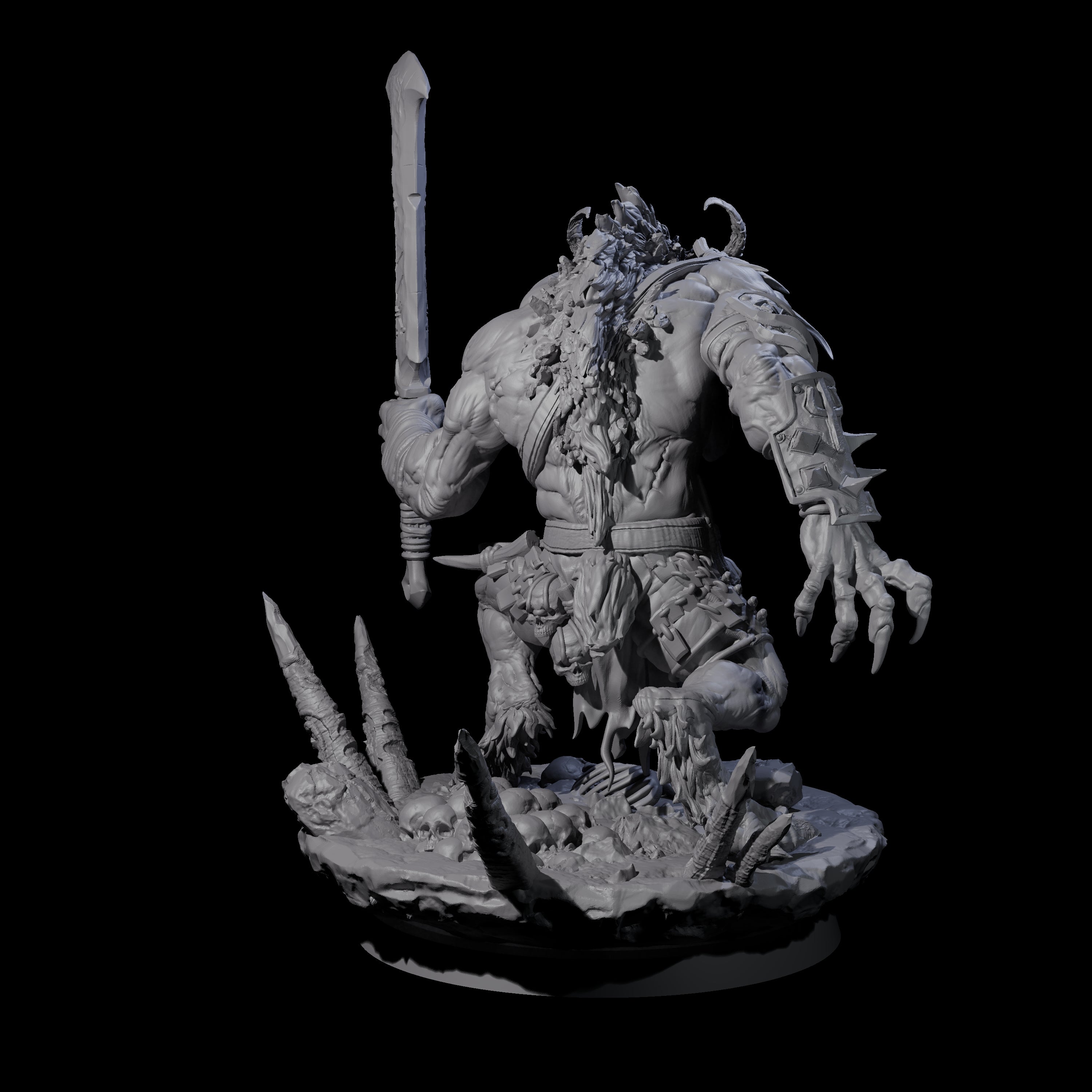 Hunting Balor B Miniature for Dungeons and Dragons, Pathfinder or other TTRPGs