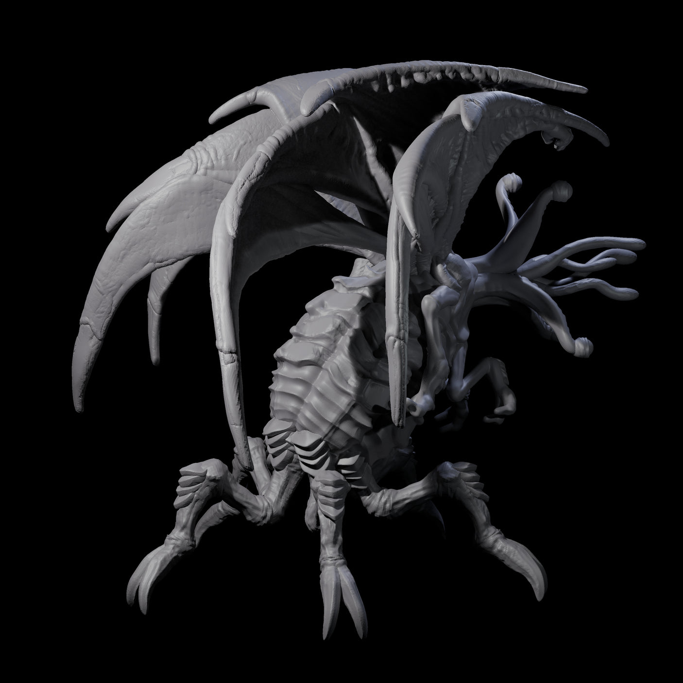 Hunting Eldritch Aberration C Miniature for Dungeons and Dragons, Pathfinder or other TTRPGs