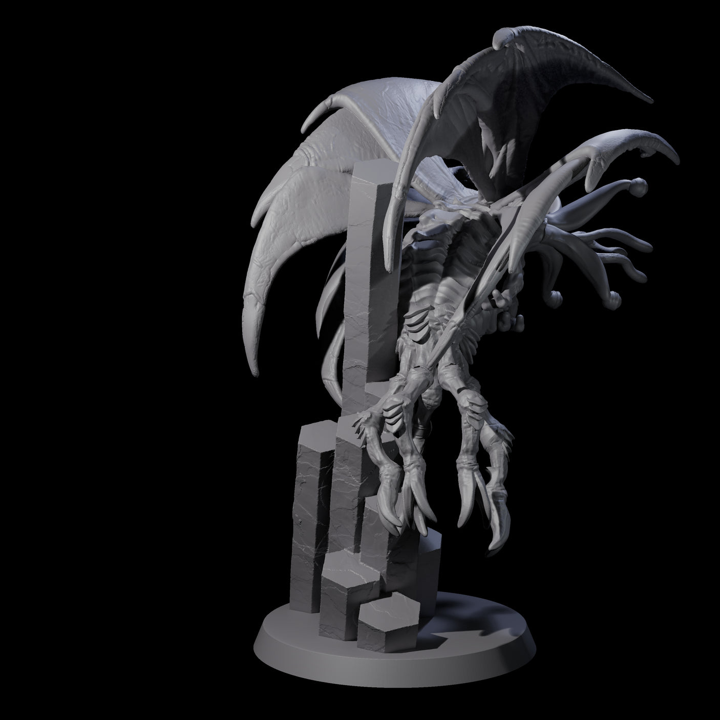 Hunting Eldritch Aberration D Miniature for Dungeons and Dragons, Pathfinder or other TTRPGs
