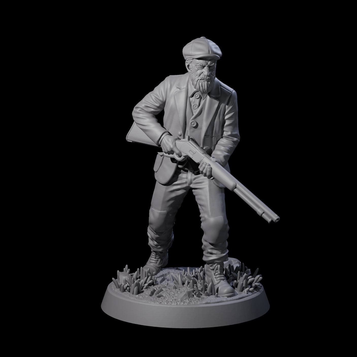 Hunting Human Investigator Miniature for Dungeons and Dragons, Pathfinder or other TTRPGs