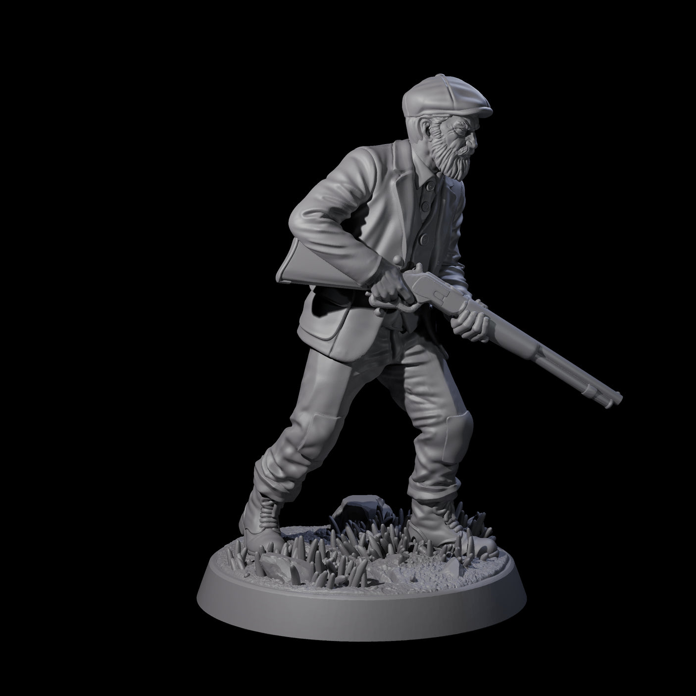 Hunting Human Investigator Miniature for Dungeons and Dragons, Pathfinder or other TTRPGs