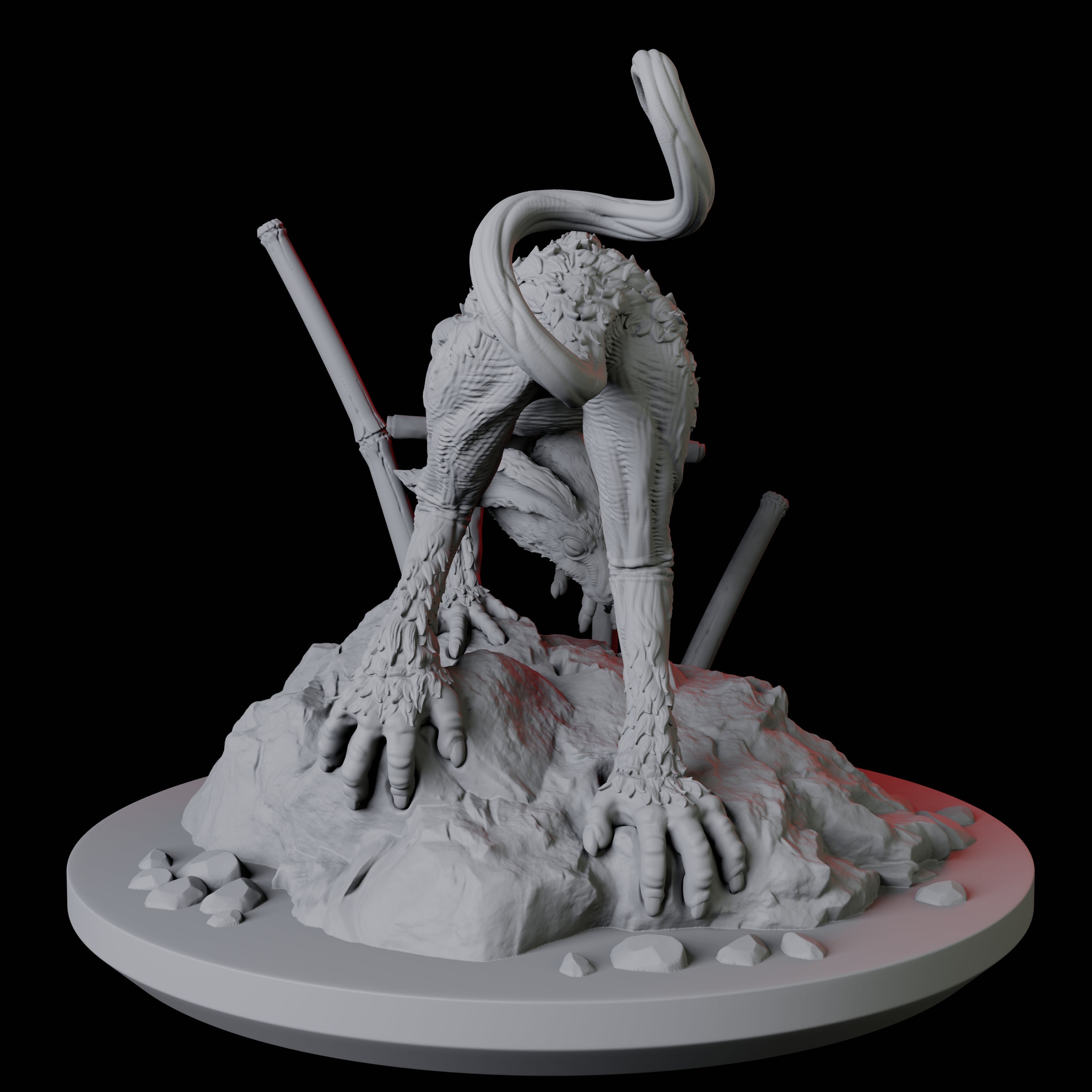 Hunting Sigbin Miniature for Dungeons and Dragons, Pathfinder or other TTRPGs