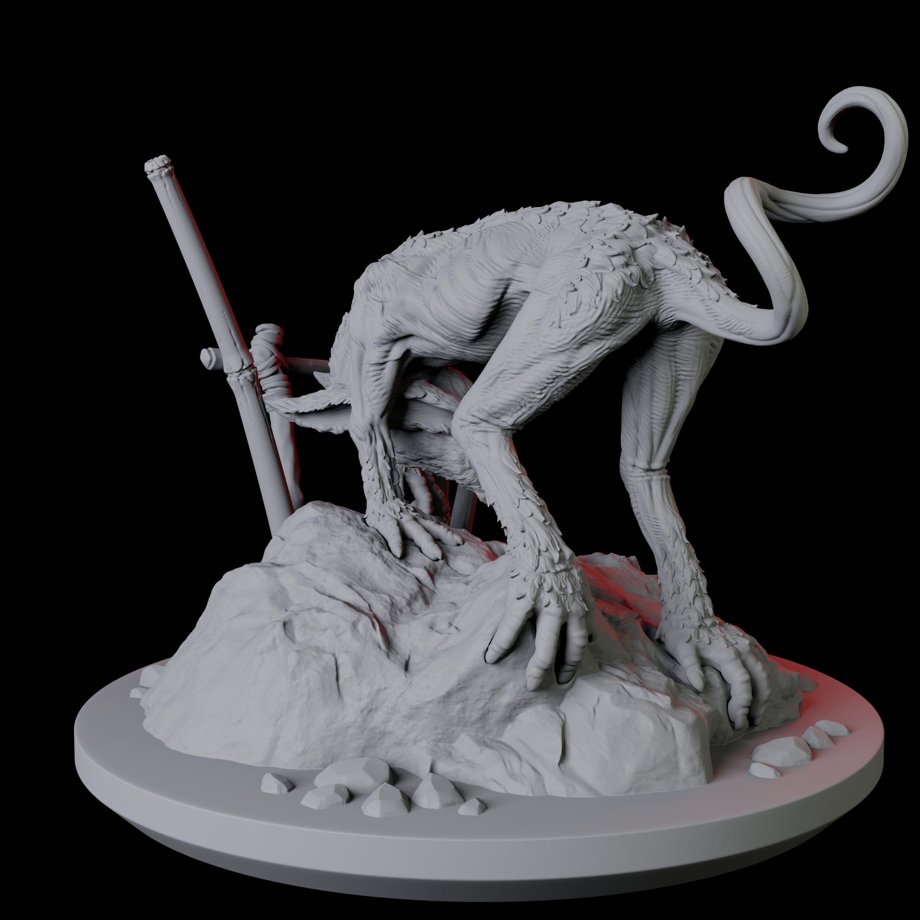 Hunting Sigbin Miniature for Dungeons and Dragons, Pathfinder or other TTRPGs