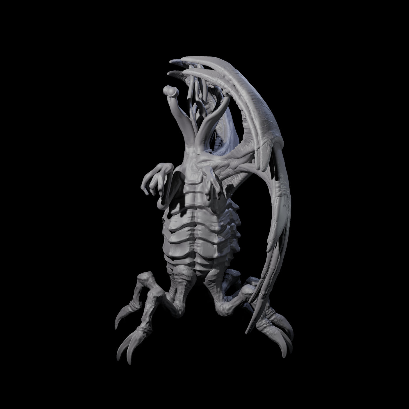 Hunting an Eldritch Aberration A Miniature for Dungeons and Dragons, Pathfinder or other TTRPGs