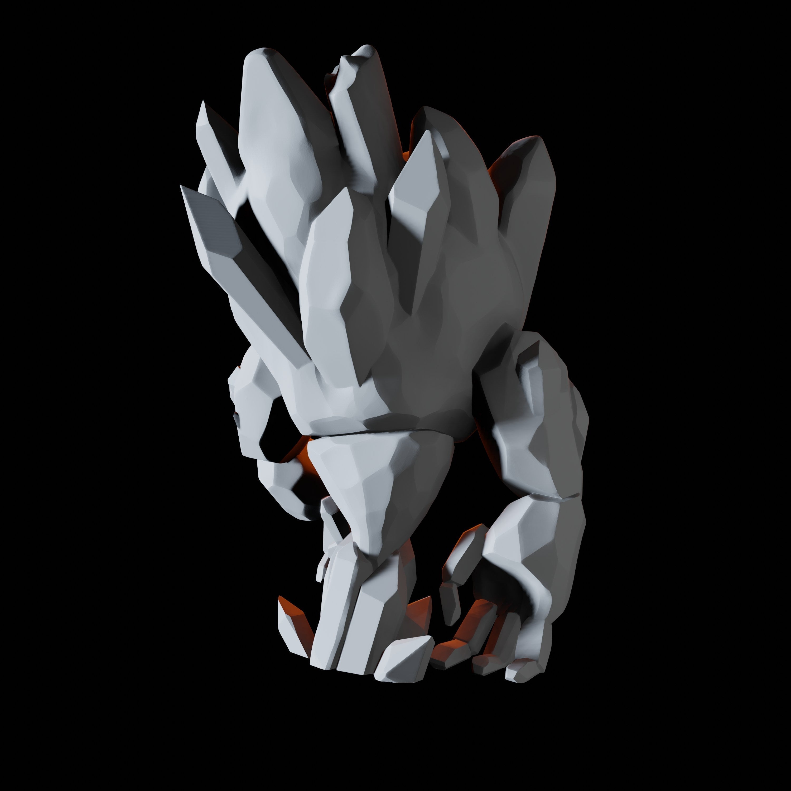 Ice Elemental Miniature for Dungeons and Dragons, Pathfinder or other TTRPGs