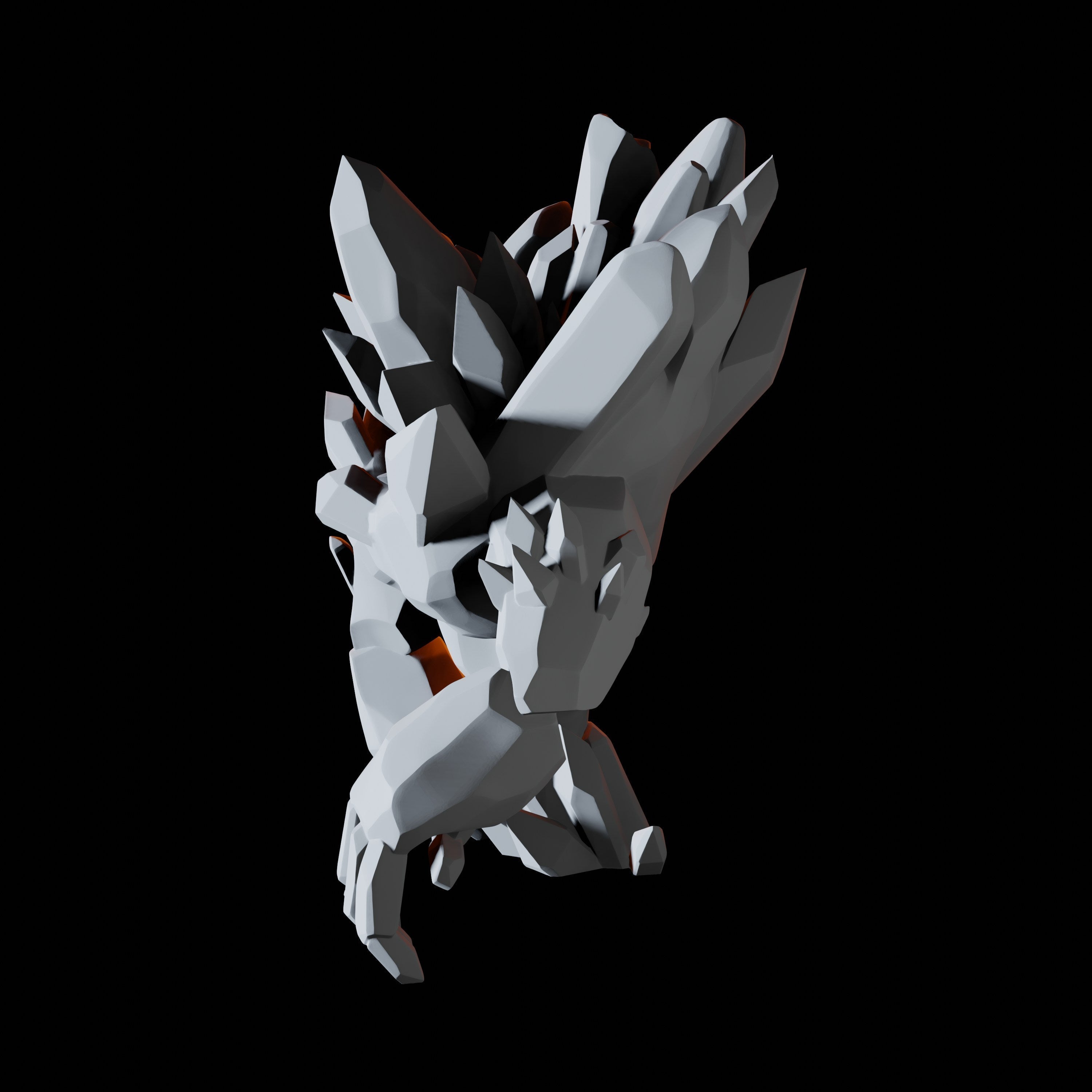 Ice Elemental Miniature for Dungeons and Dragons, Pathfinder or other TTRPGs