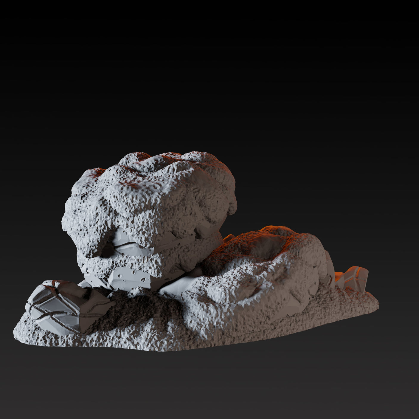 Ice Platform Miniature for Dungeons and Dragons, Pathfinder or other TTRPGs