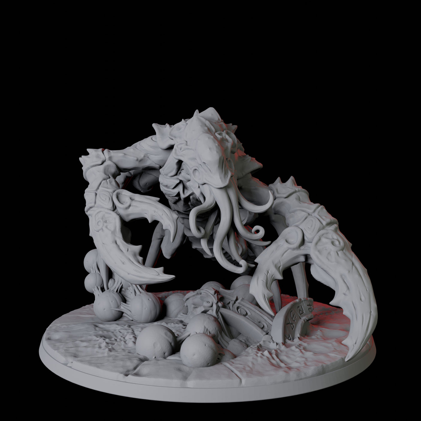 Ilithid Mutated Umber Hulk Miniature for Dungeons and Dragons, Pathfinder or other TTRPGs