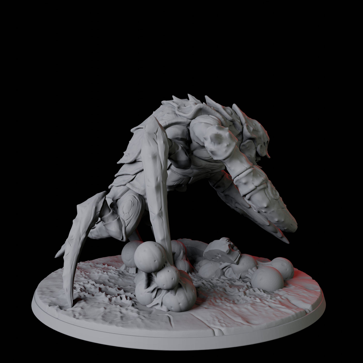 Ilithid Mutated Umber Hulk Miniature for Dungeons and Dragons, Pathfinder or other TTRPGs