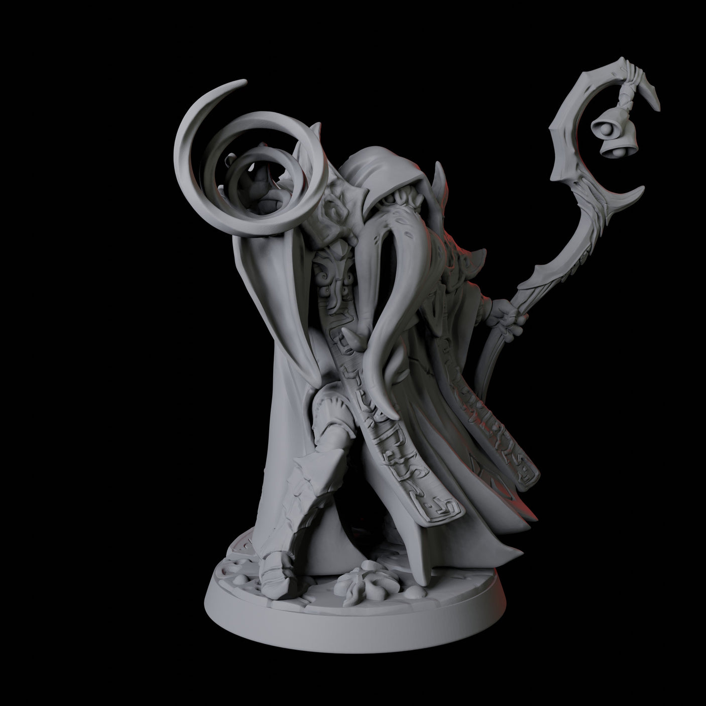 Illithid Elder B Miniature for Dungeons and Dragons, Pathfinder or other TTRPGs