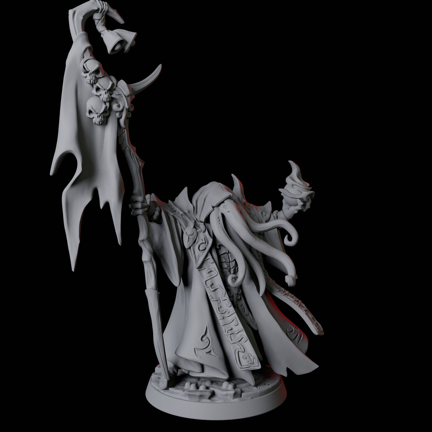 Illithid Elder C Miniature for Dungeons and Dragons, Pathfinder or other TTRPGs