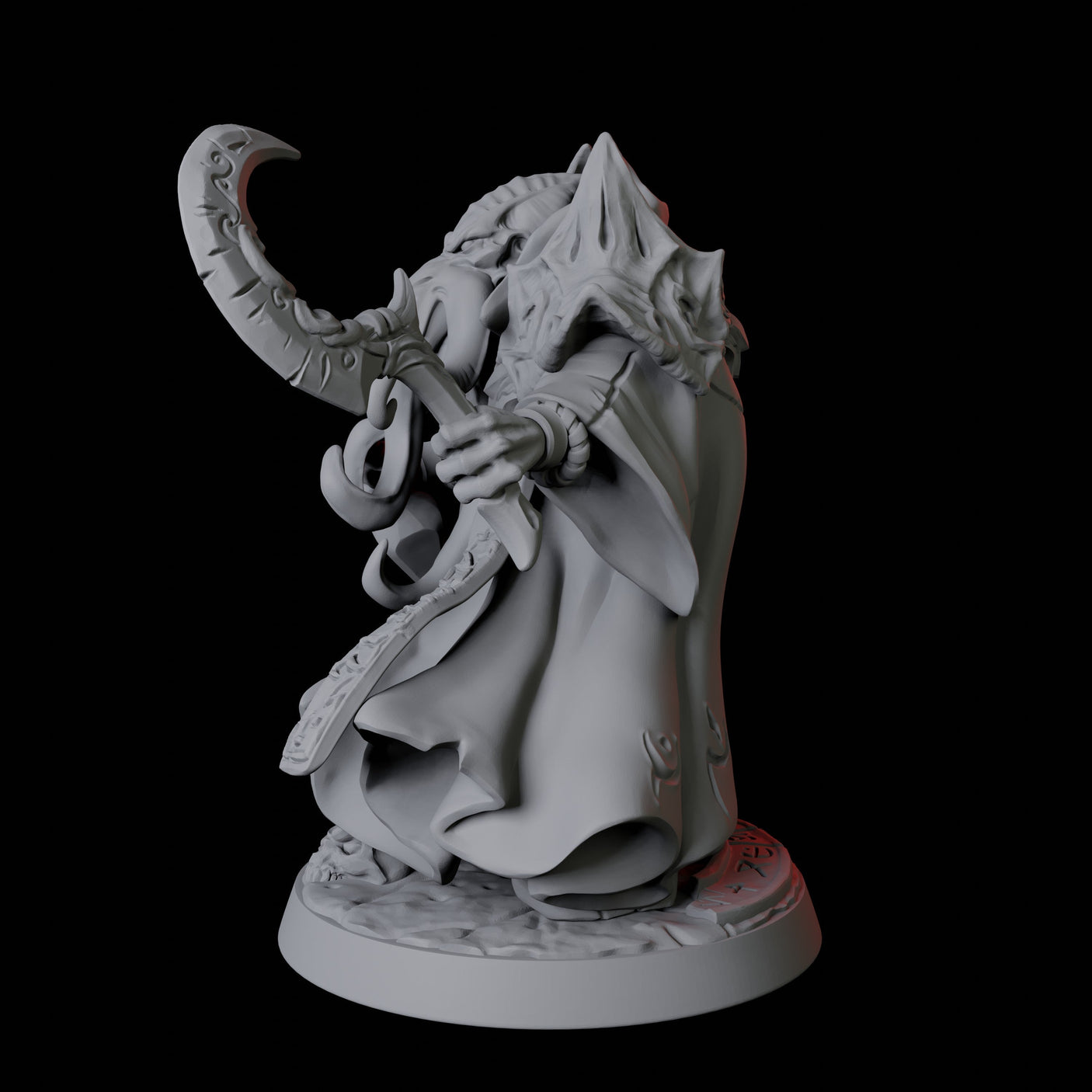 Illithid Elder E Miniature for Dungeons and Dragons, Pathfinder or other TTRPGs