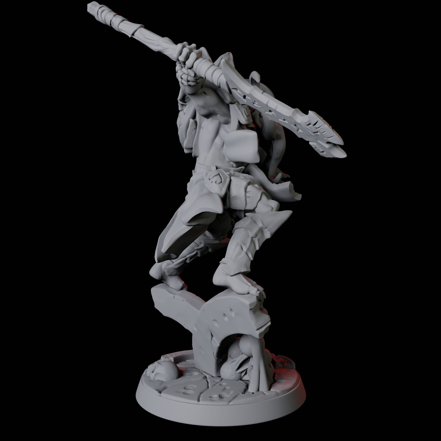 Illithid Leader Miniature for Dungeons and Dragons, Pathfinder or other TTRPGs