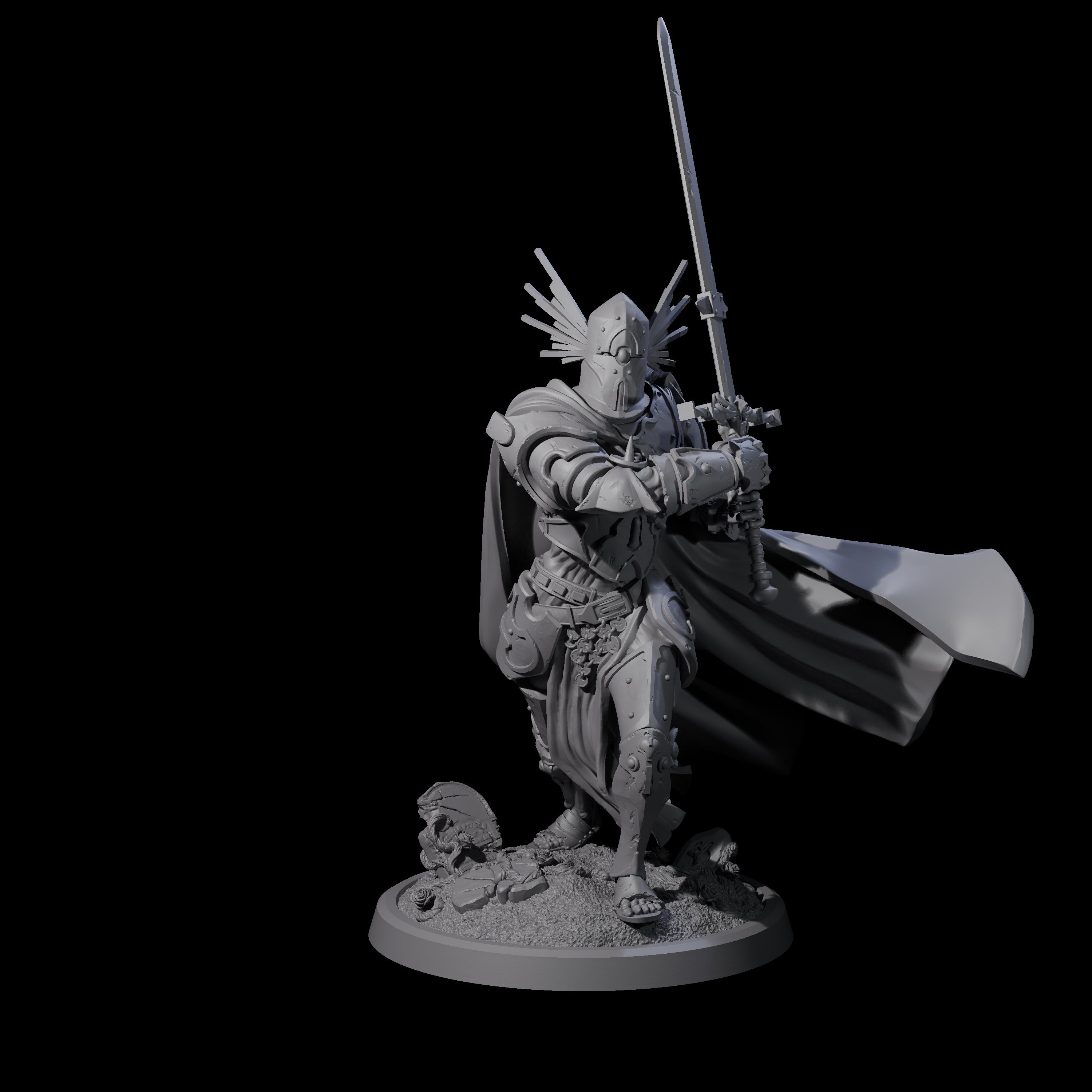 Immovable Animated Armour Warden A Miniature for Dungeons and Dragons, Pathfinder or other TTRPGs