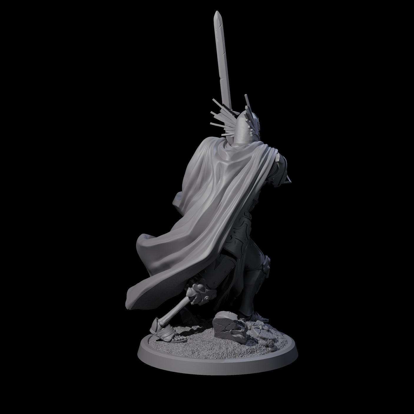 Immovable Animated Armour Warden A Miniature for Dungeons and Dragons, Pathfinder or other TTRPGs