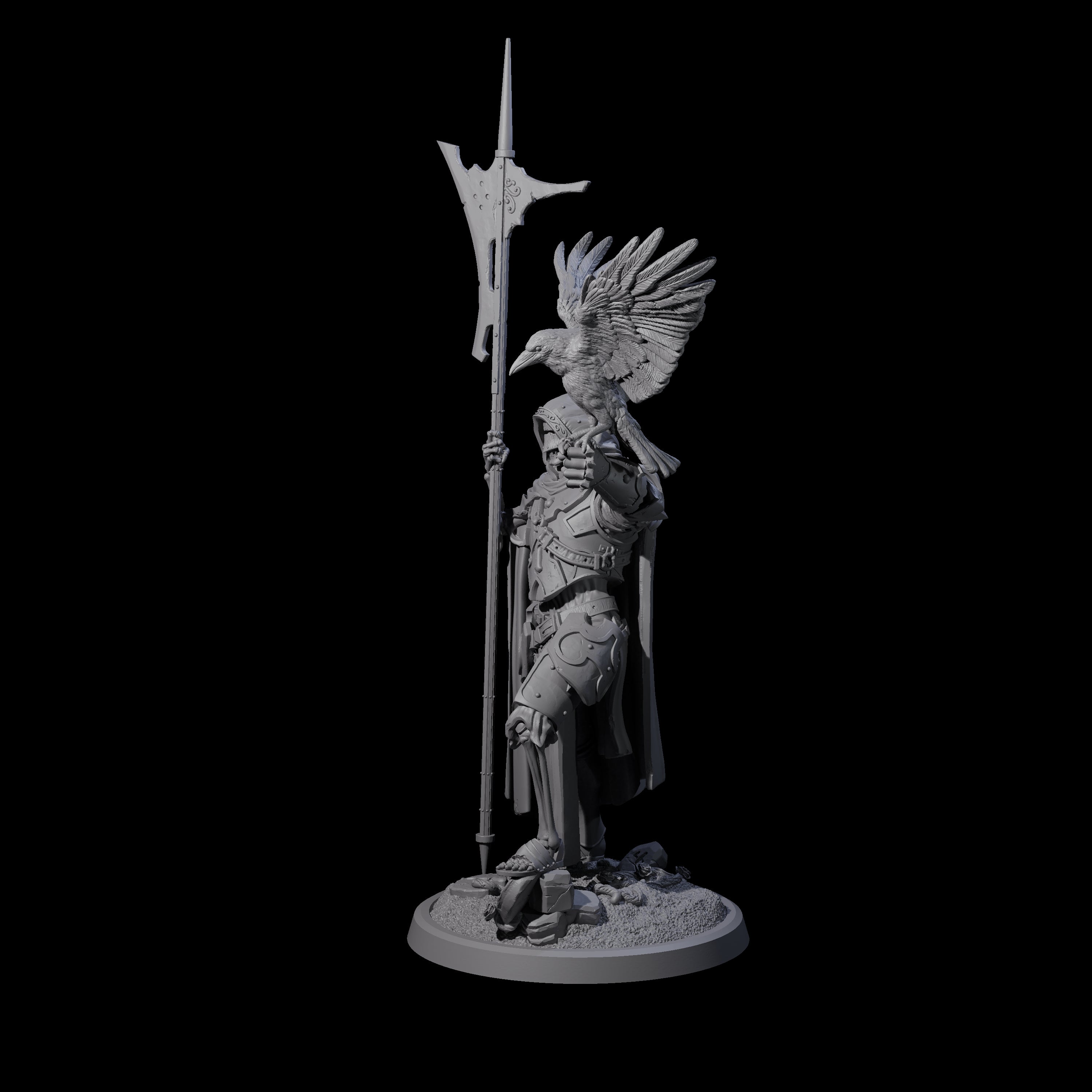 Immovable Animated Armour Warden B Miniature for Dungeons and Dragons, Pathfinder or other TTRPGs
