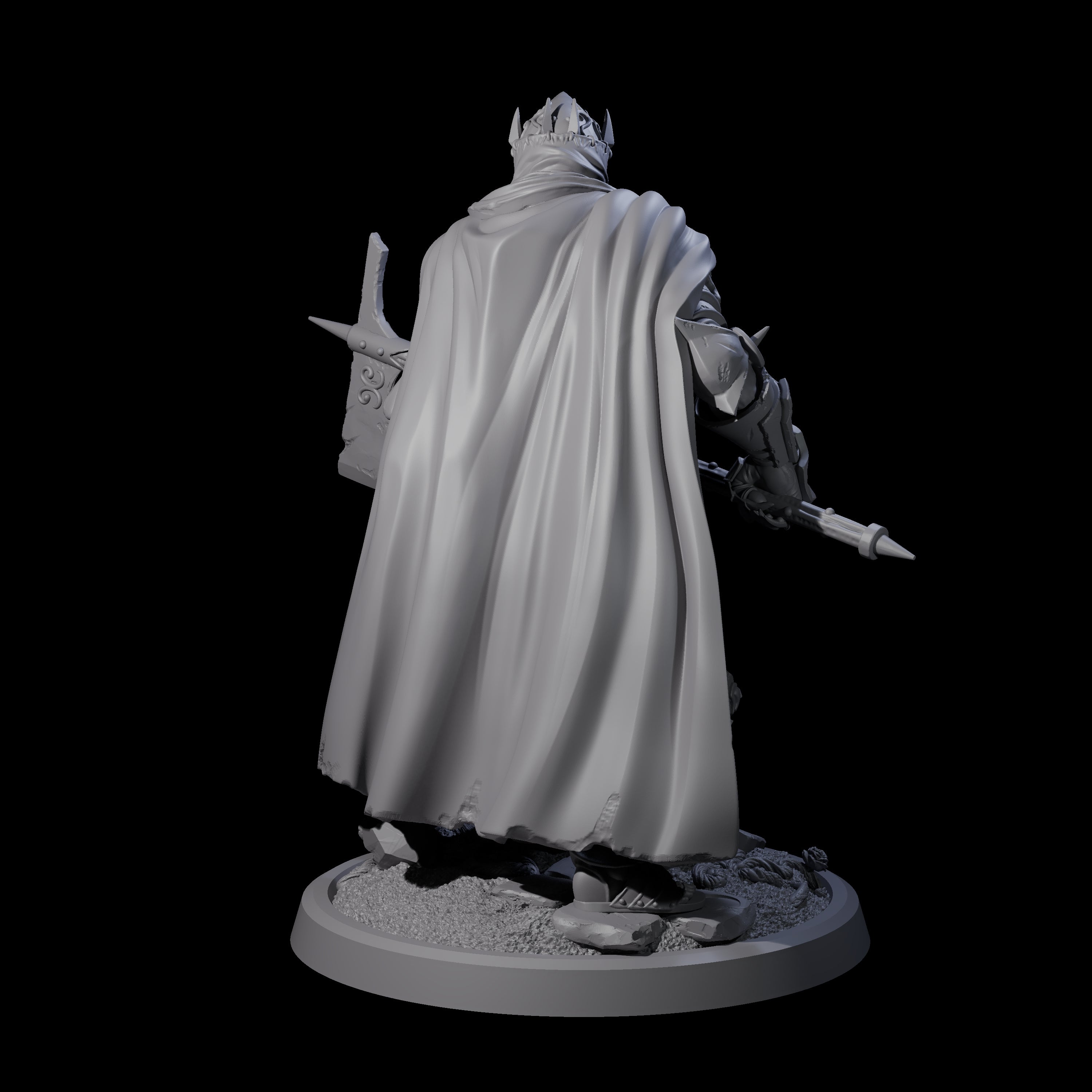 Immovable Animated Armour Warden C Miniature for Dungeons and Dragons, Pathfinder or other TTRPGs