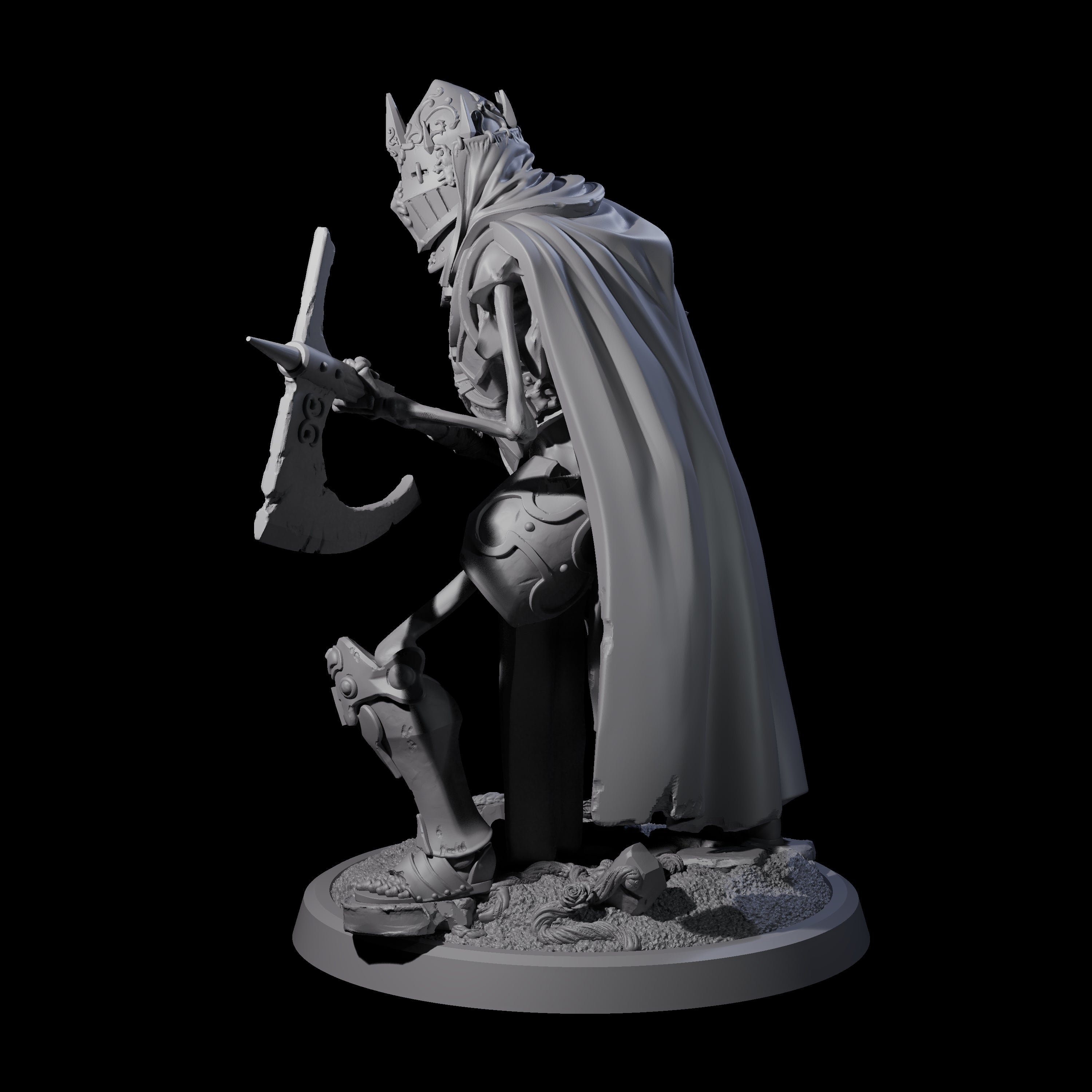 Immovable Animated Armour Warden C Miniature for Dungeons and Dragons, Pathfinder or other TTRPGs
