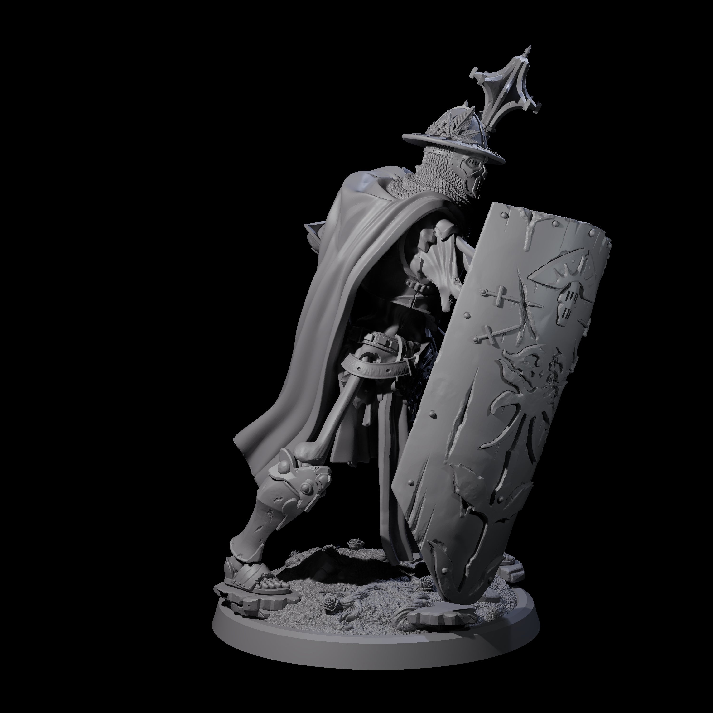 Immovable Animated Armour Warden D Miniature for Dungeons and Dragons, Pathfinder or other TTRPGs