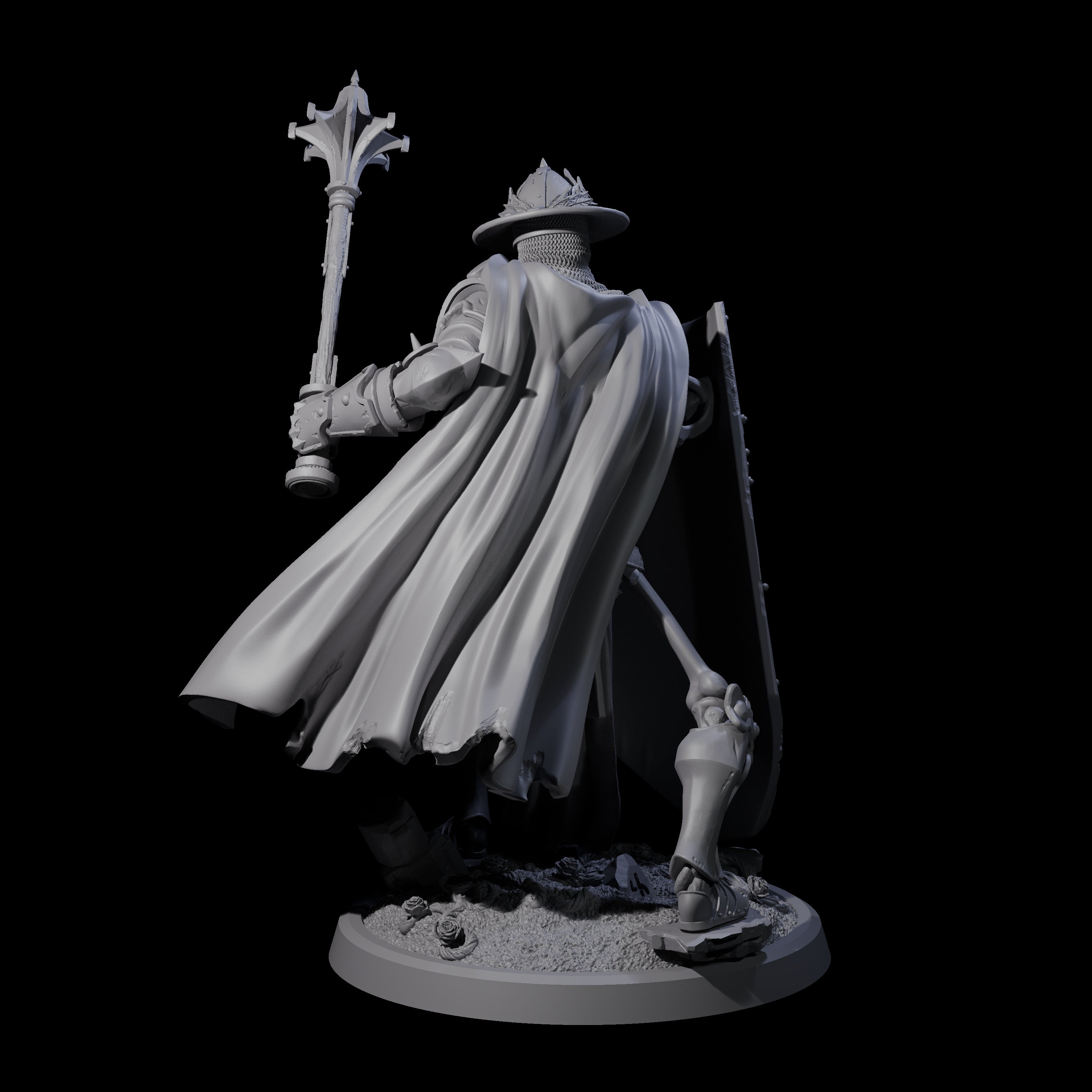 Immovable Animated Armour Warden D Miniature for Dungeons and Dragons, Pathfinder or other TTRPGs