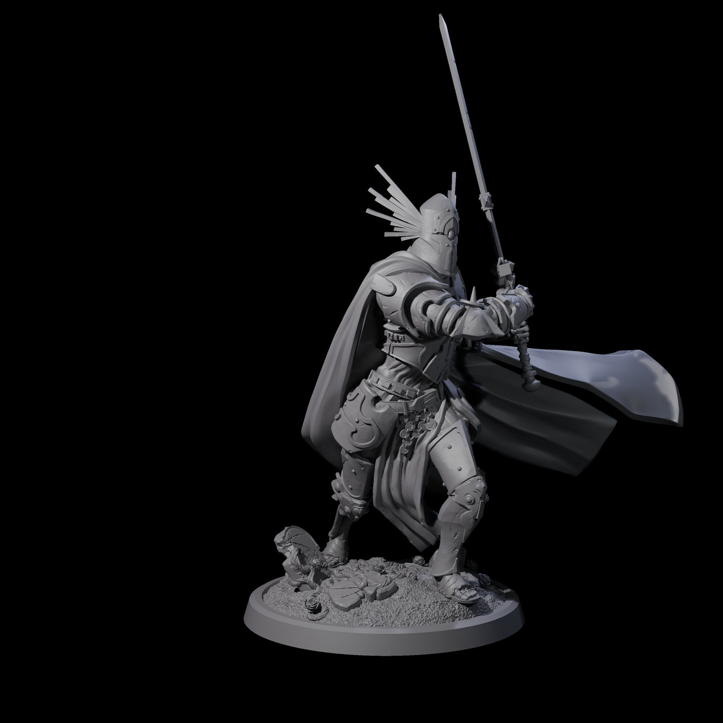 Immovable Animated Armour Wardens Miniature for Dungeons and Dragons, Pathfinder or other TTRPGs