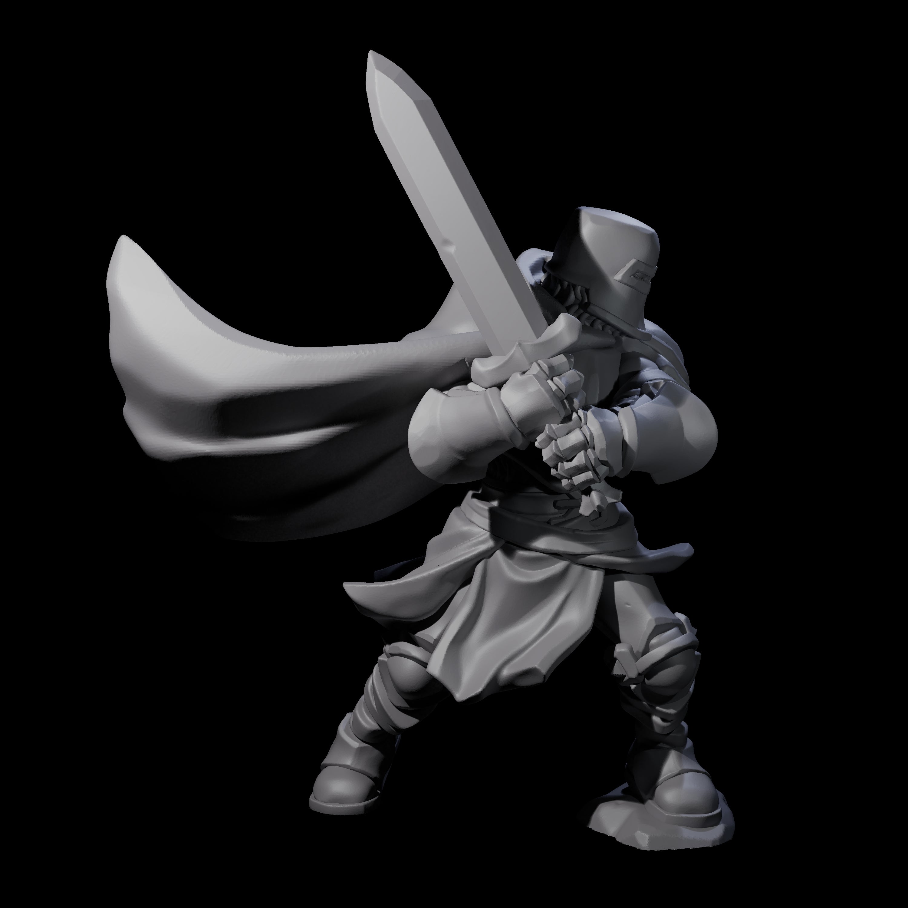 Immovable Knight Miniature for Dungeons and Dragons, Pathfinder or other TTRPGs