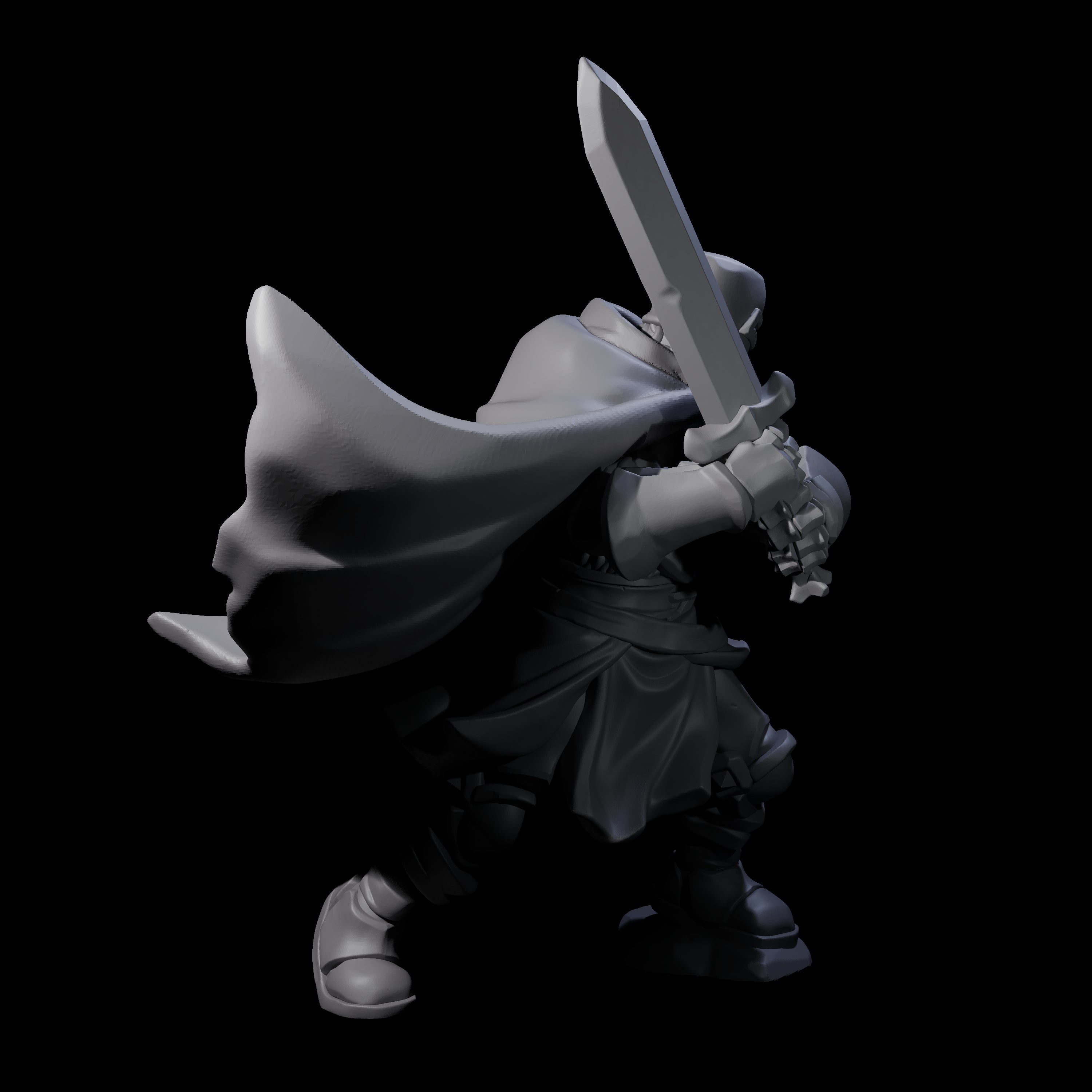 Immovable Knight Miniature for Dungeons and Dragons, Pathfinder or other TTRPGs