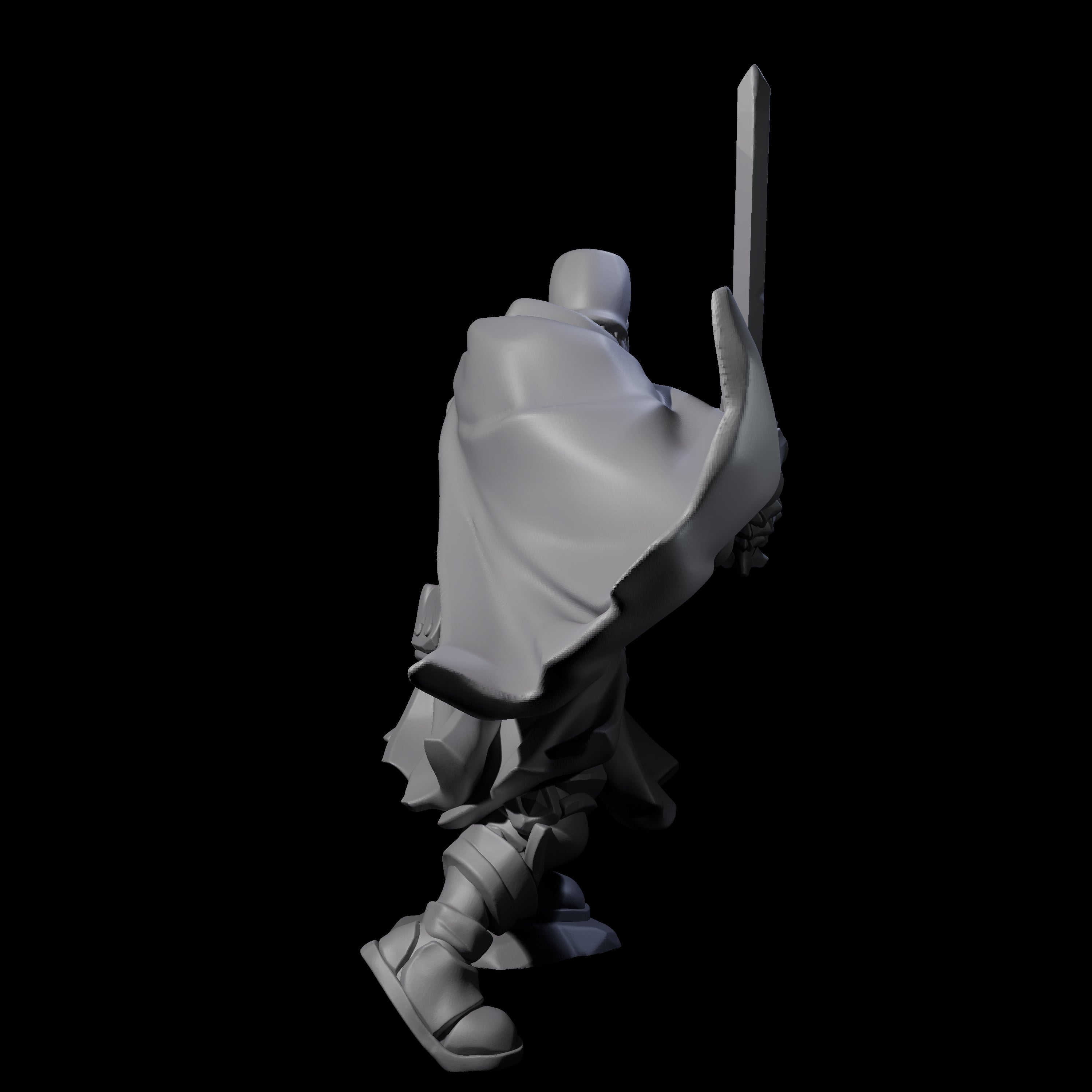 Immovable Knight Miniature for Dungeons and Dragons, Pathfinder or other TTRPGs