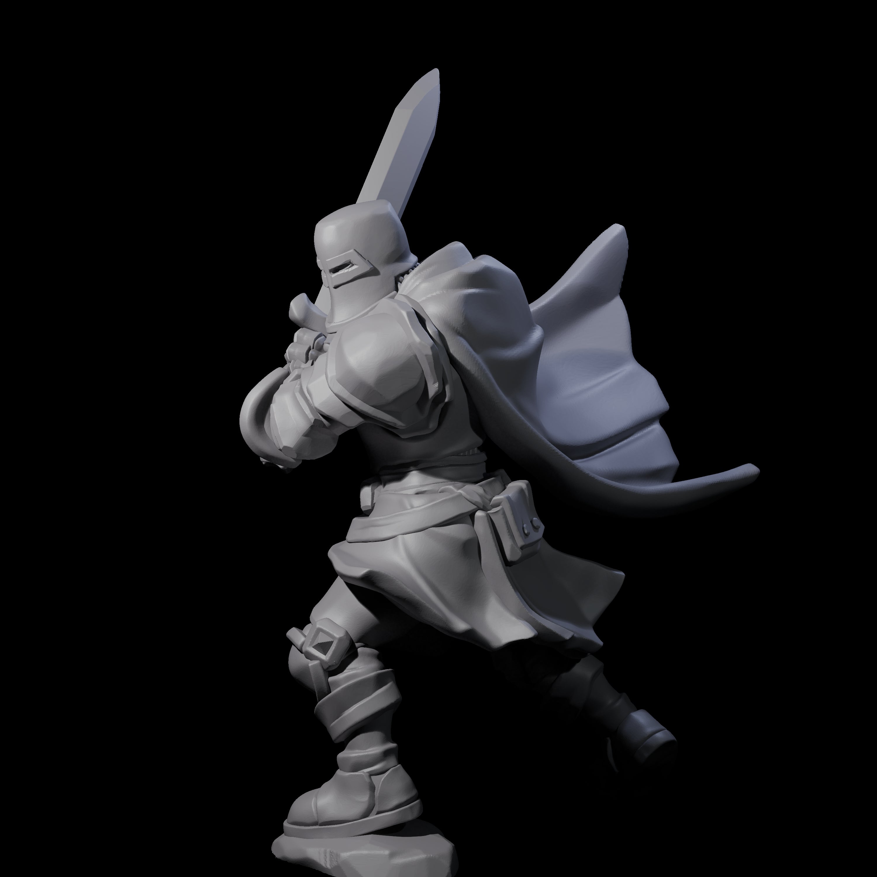Immovable Knight Miniature for Dungeons and Dragons, Pathfinder or other TTRPGs