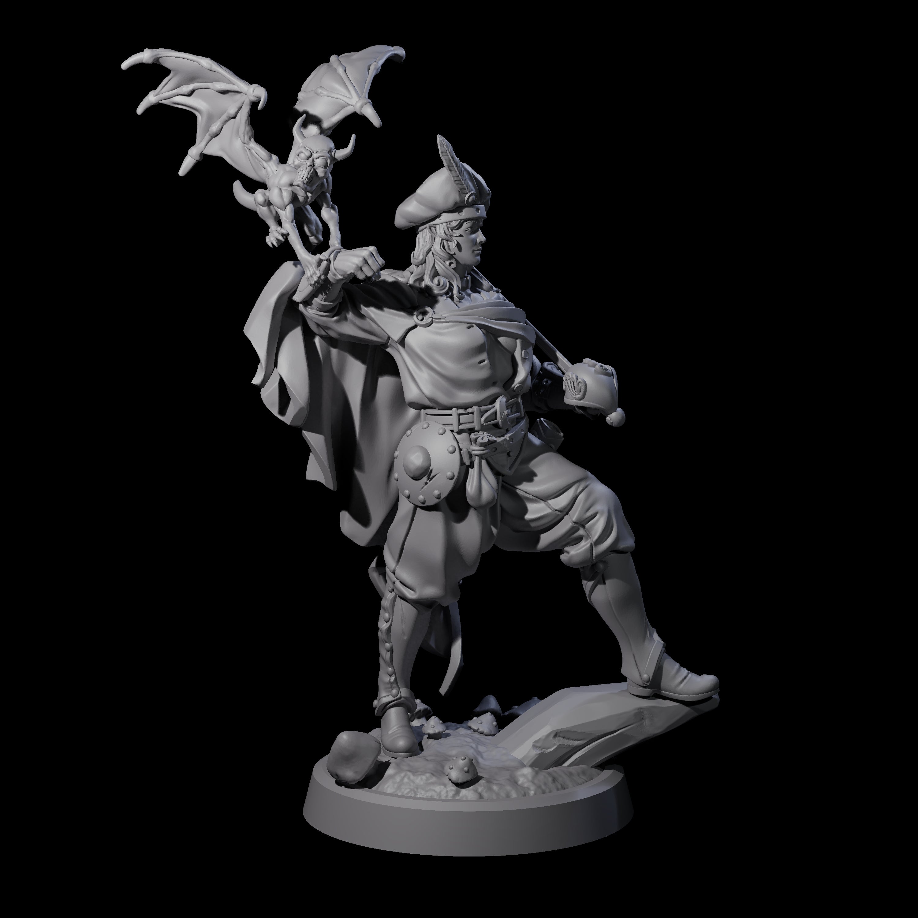 Impish Adventurer Miniature for Dungeons and Dragons, Pathfinder or other TTRPGs