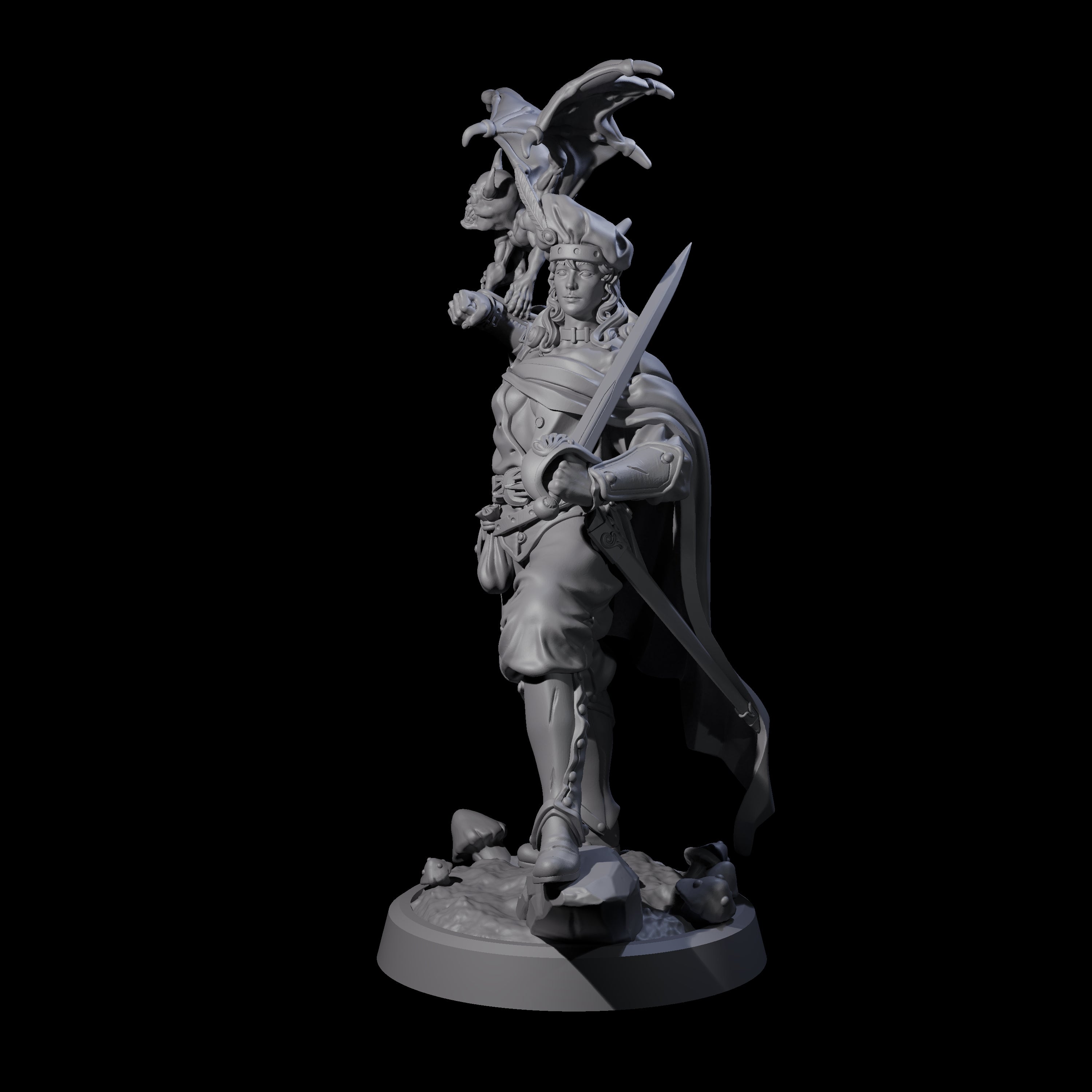 Impish Adventurer Miniature for Dungeons and Dragons, Pathfinder or other TTRPGs