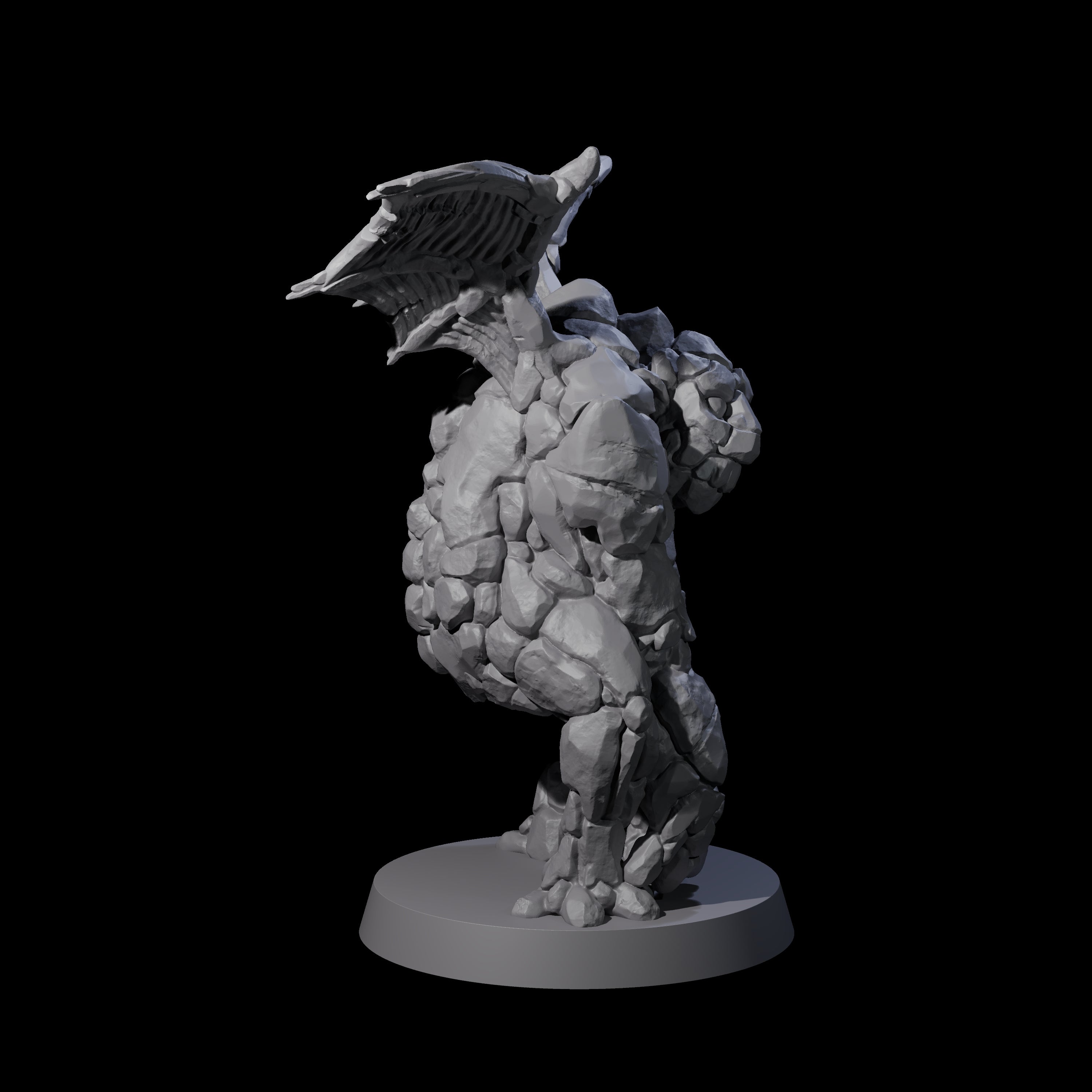 Implausible Earth Mephit Miniature for Dungeons and Dragons, Pathfinder or other TTRPGs